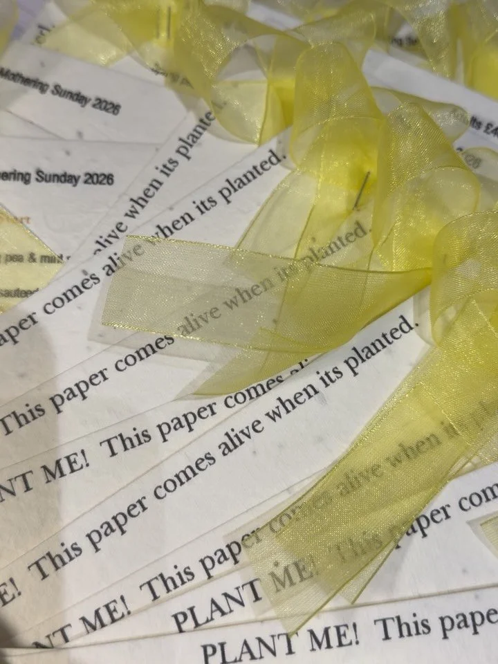 💛 Happy Mother&rsquo;s Day 💛 

Today @georgechipstead our menus were made from wildflower seed paper. A little gift for every mum who celebrated with us. Plant your menus and watch them grow &hellip;. (&amp; then maybe send us some pictures!)

@the