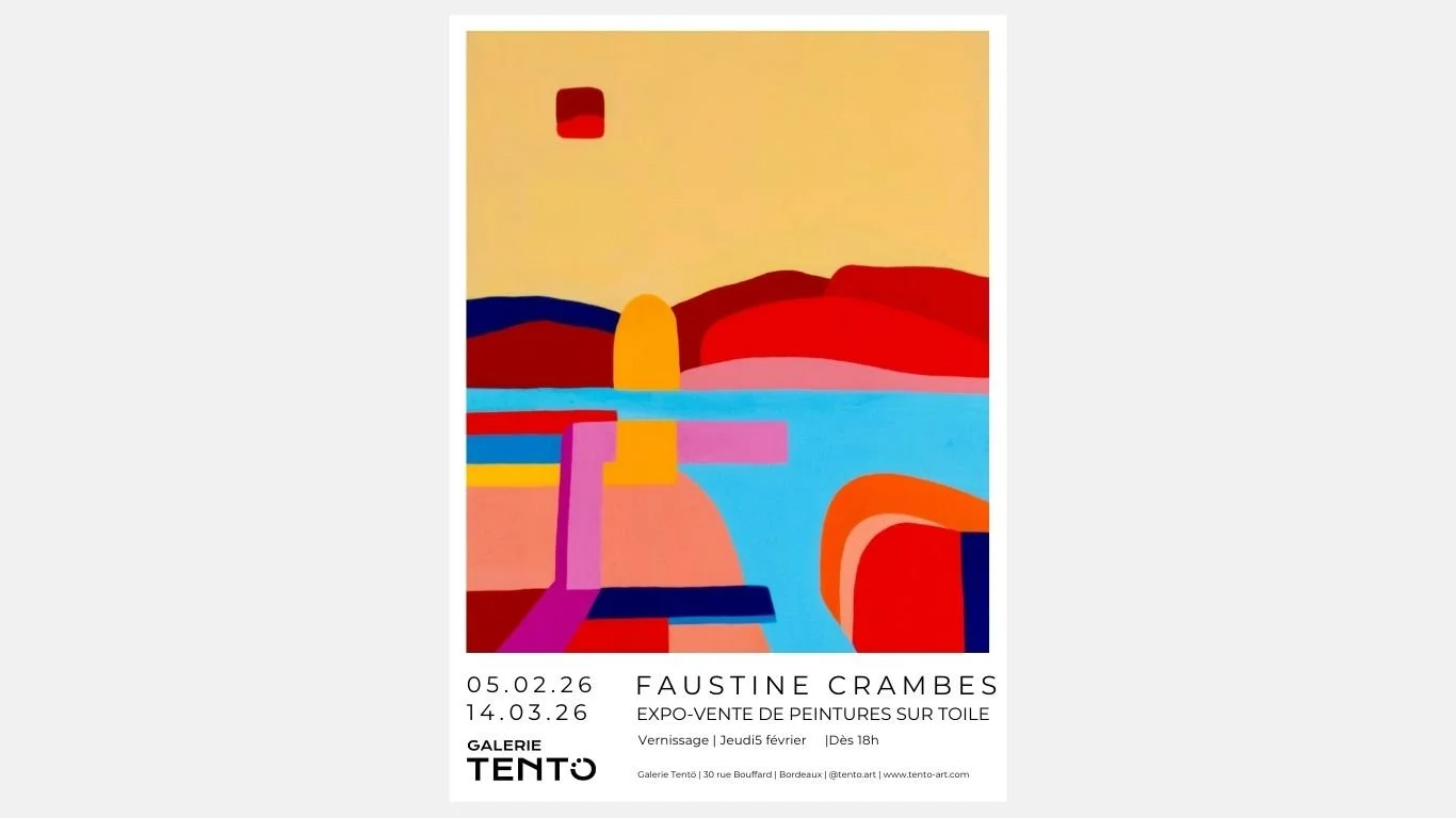 Ma toute première exposition de l’année chez Tento, à Bordeaux