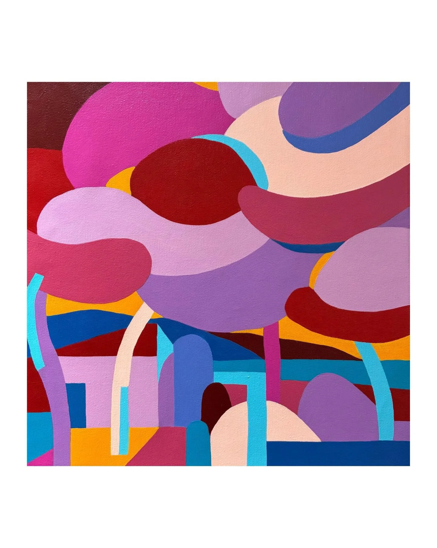 Acrylique sur toile 40x40cm
J&rsquo;avais emport&eacute;e cette toile avec moi au Vietnam pour l&rsquo;exposition. Un fragment d&rsquo;atelier qui a voyag&eacute;, travers&eacute; les fronti&egrave;res, pour aller &agrave; la rencontre d&rsquo;autres