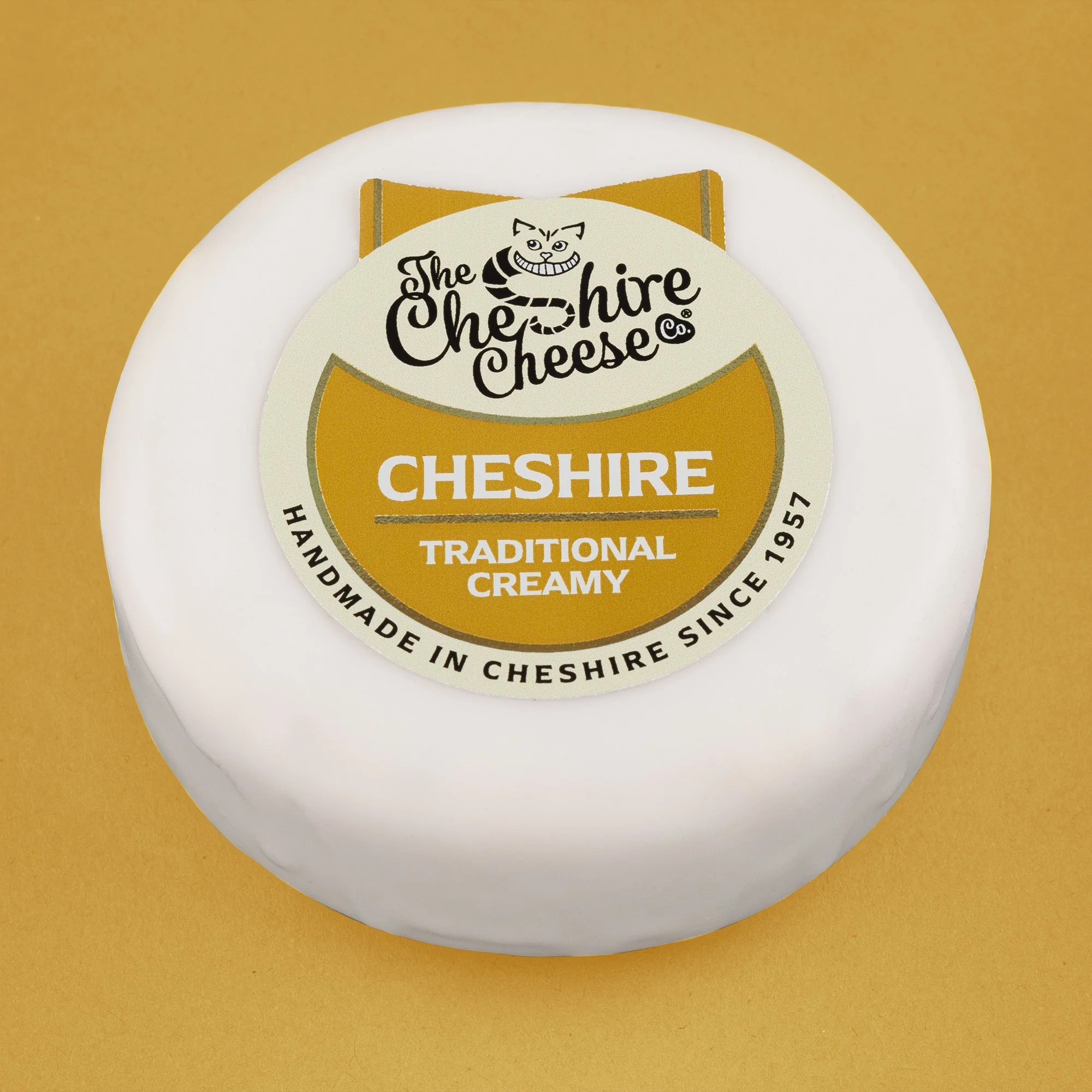 Cheshire - Traditional Creamy Cheshire Cheese - Waxed Truckle 200g