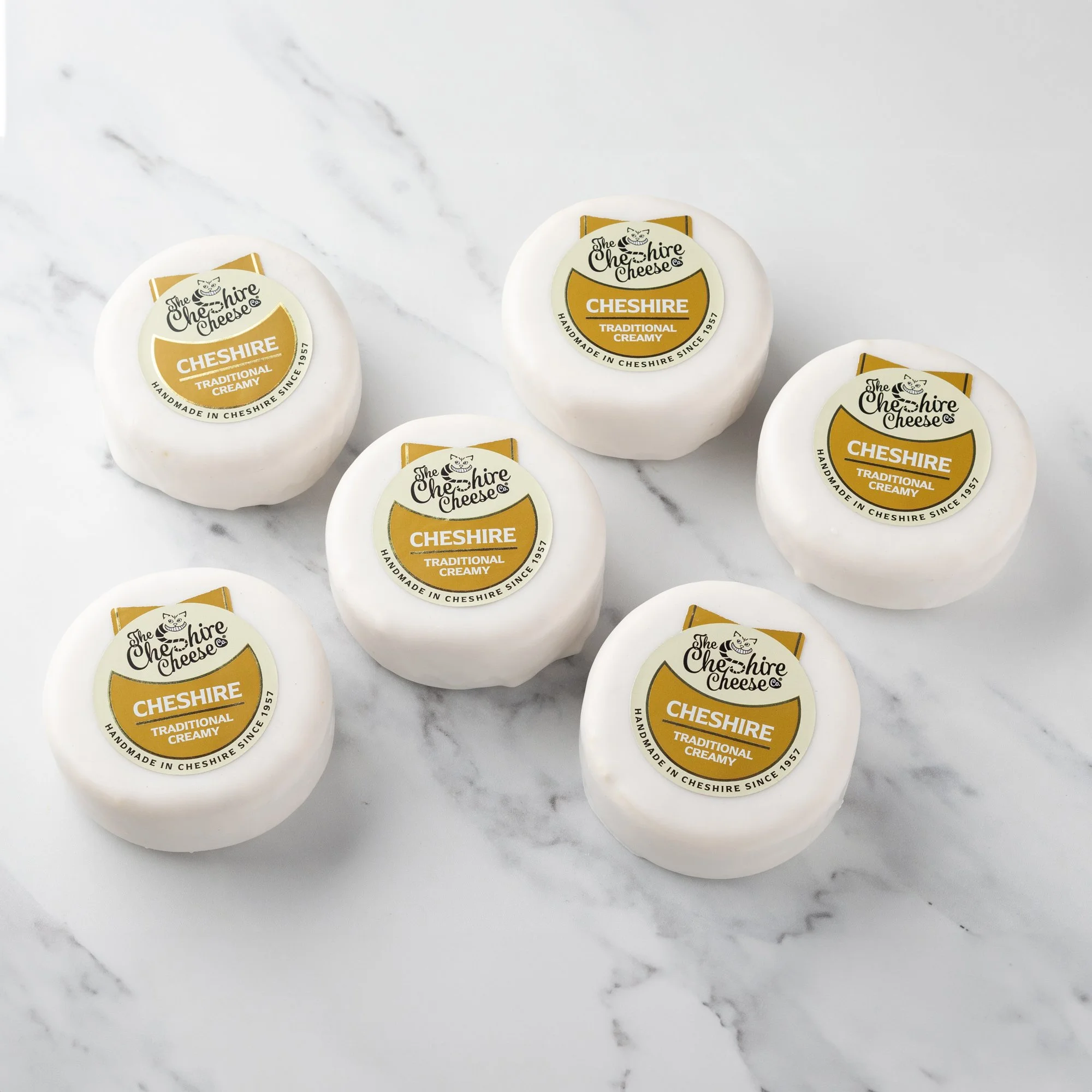 Cheshire - Traditional Creamy Cheshire Cheese - Waxed Truckle 200g