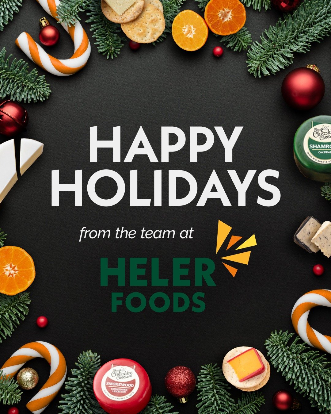 Happy Holidays from all of us at Heler Foods! 

Thank you to our customers, partners, and team for being part of our journey this year. 

Wishing you a season filled with warmth, joy, and great food 🎄✨