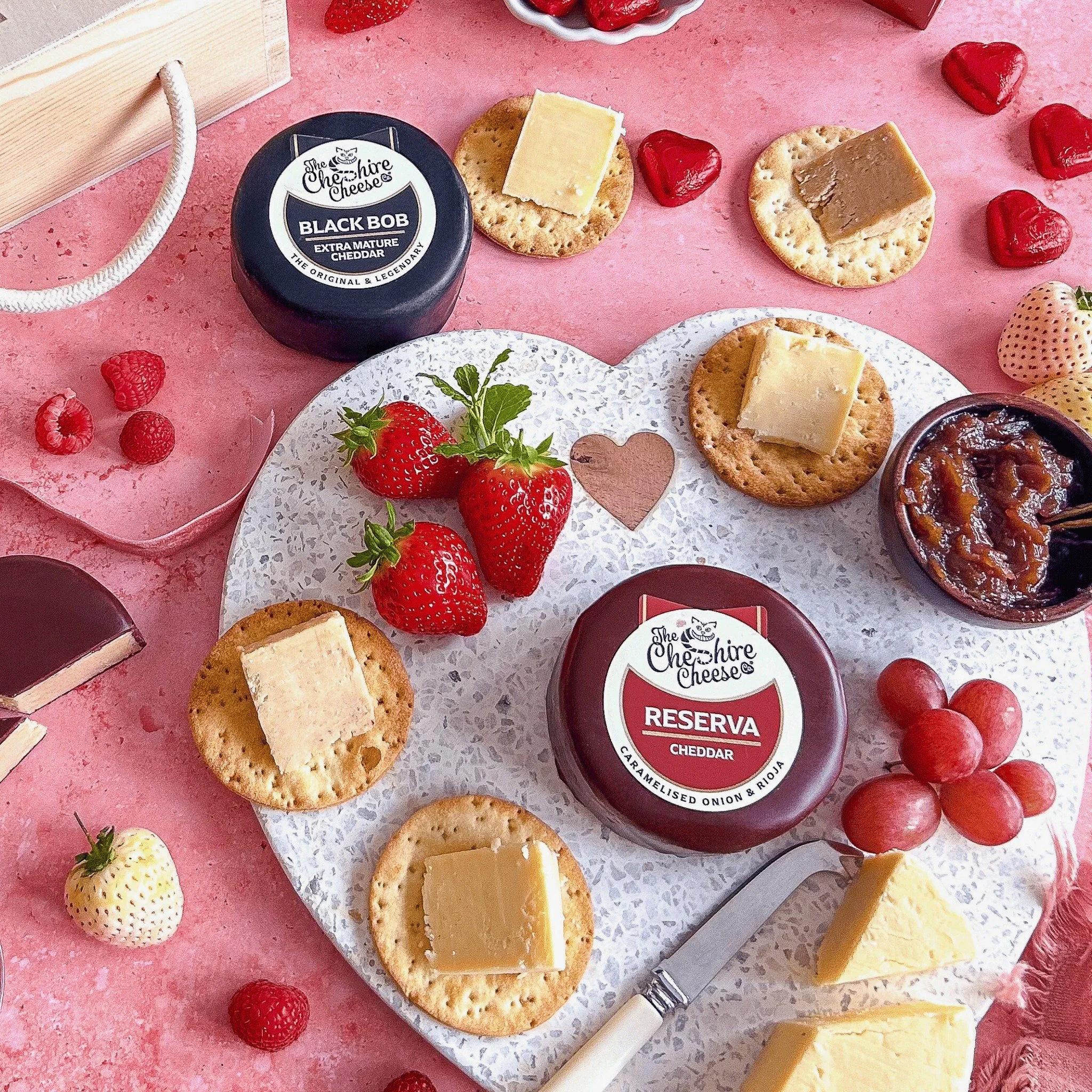 Love at first bite 🩷

This Valentine&rsquo;s Day, say it with a creamy and crumbly cheese. Our @cheshirecheesecompany selections are crafted with care - perfect for your favourite person.

Because the best love stories are shared over good cheese 🧀