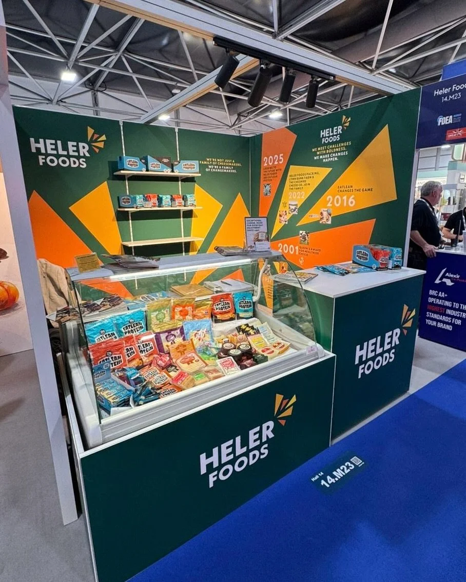 Giving our brands the spotlight they deserve ✨

Our refreshed stand design has been created to better showcase the full Heler Foods offering - from private label expertise to the strength of our branded portfolio. 

International events like PLMA rem