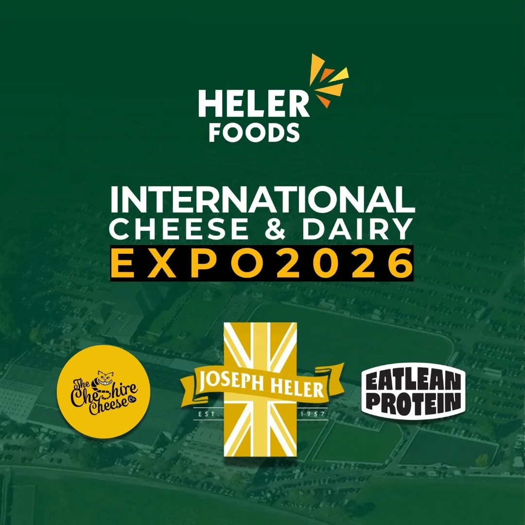 We&rsquo;re heading back to the International Cheese &amp; Dairy Awards &amp; EXPO 2026 🧀

Join us on Stand 1009 as we showcase our refreshed Heler Foods brand, award-winning products, and latest innovations including PizzaExpress Pizza Cheese and S