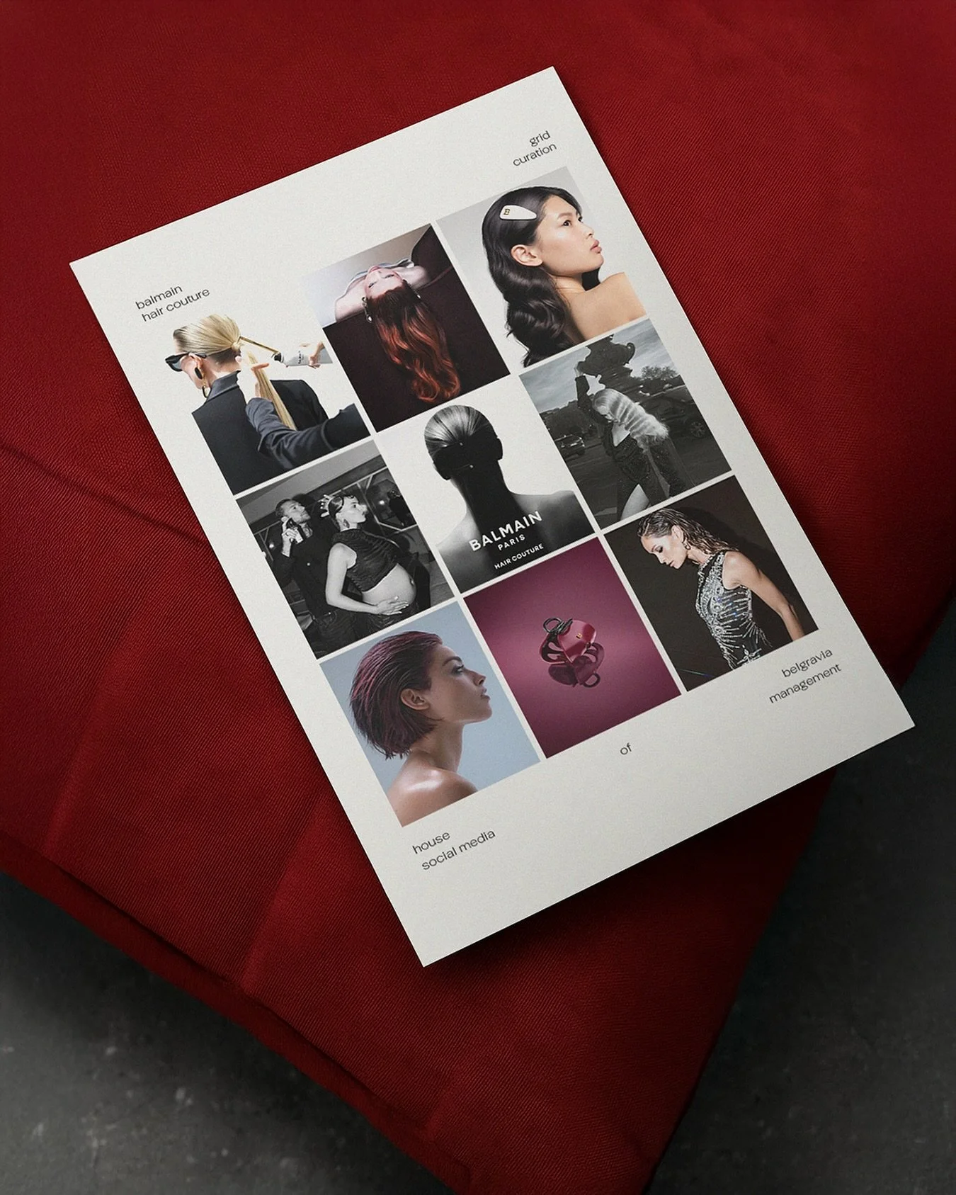 The power of a well-curated grid.
Our latest visual template for Balmain, crafted by House of Belgravia, reflects elevated curation and seamless luxury account management.