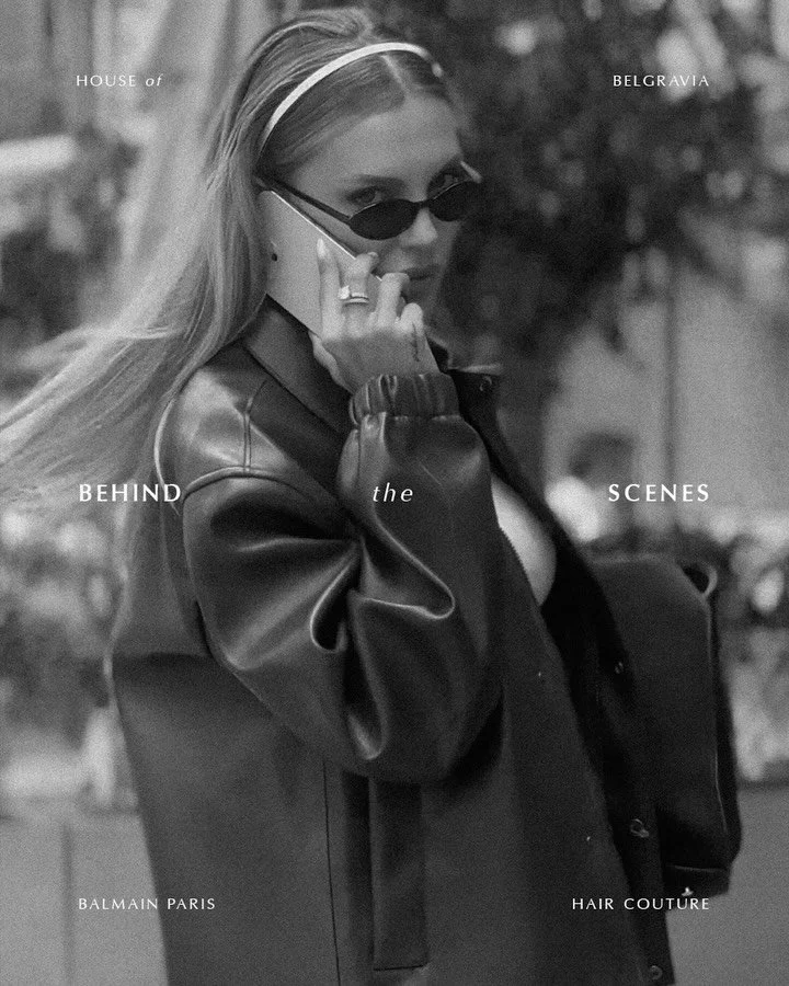 Take a peek behind the scenes of our latest Balmain Paris Hair Couture social media campaign by House of Belgravia

@balmainhaircouture_me x #HouseofBelgravia