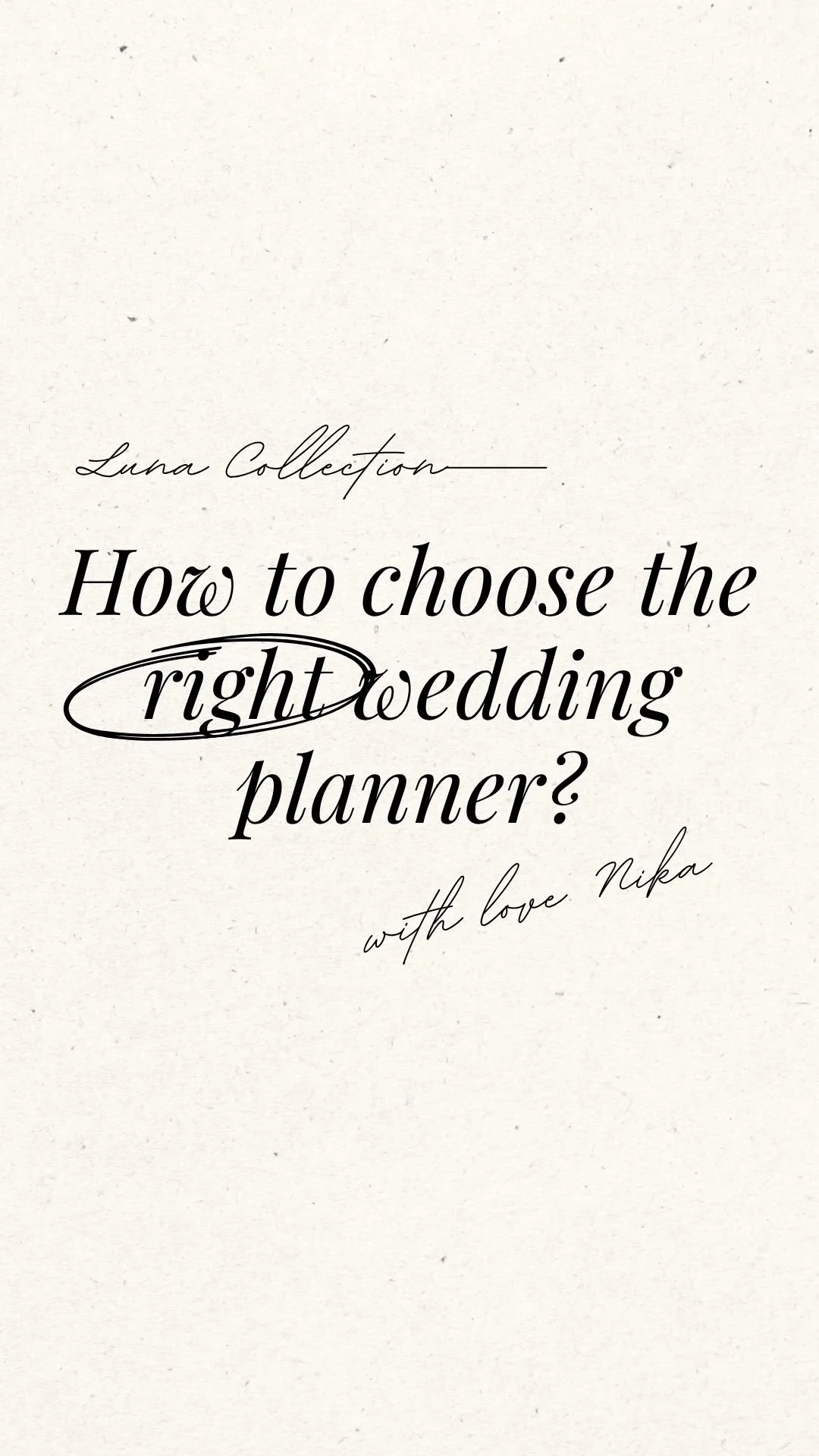 How to choose the right wedding planner?