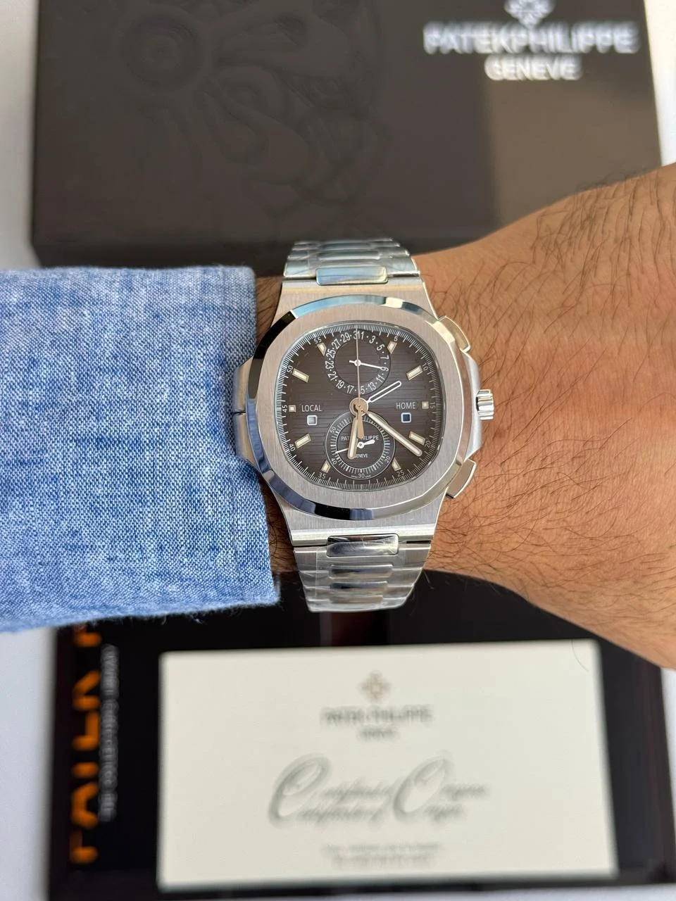 Patek Philippe nautilus  Travel Time Chronograph