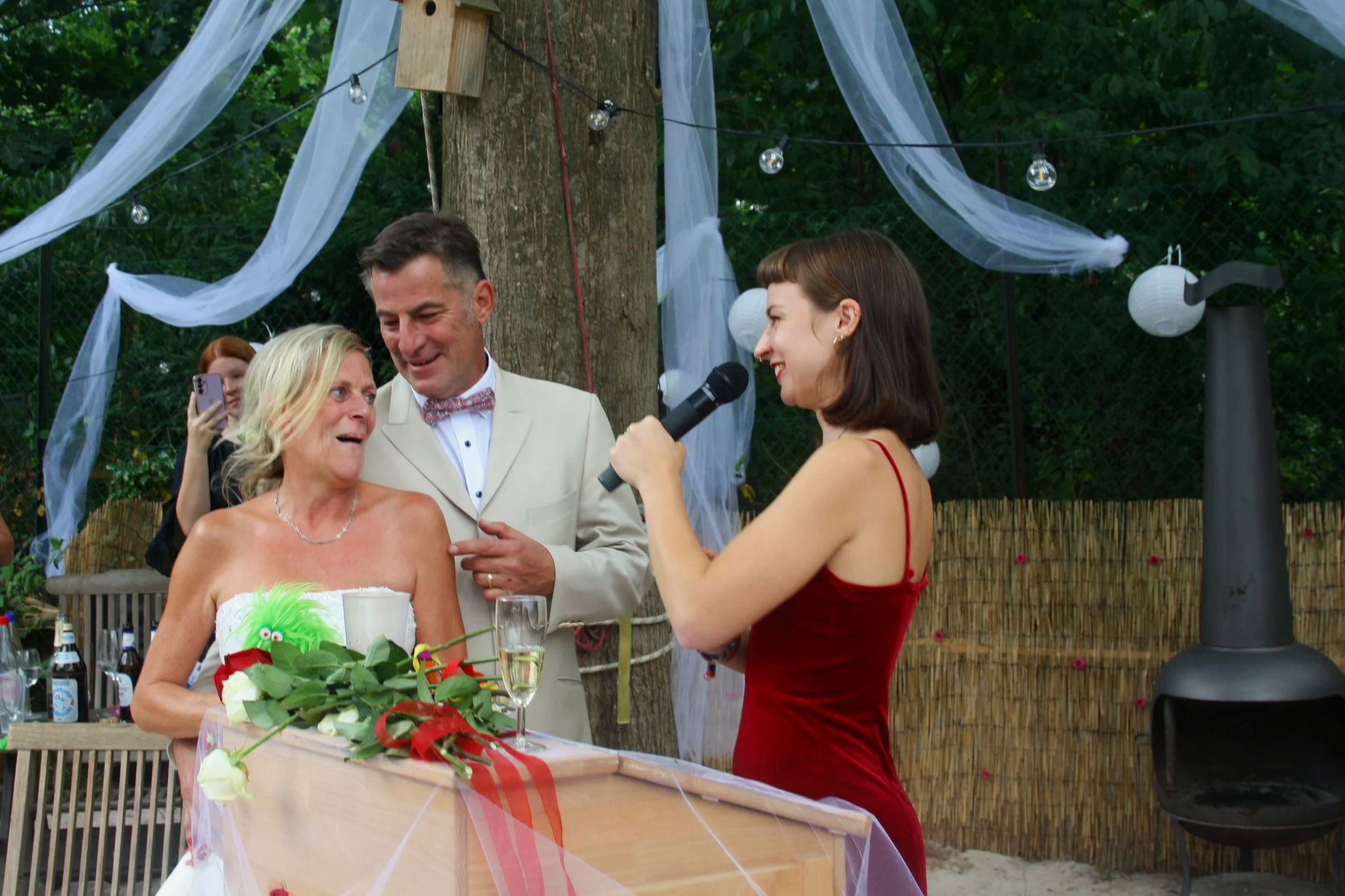 Während der Trauung. Credits: Nuhamin Samson.