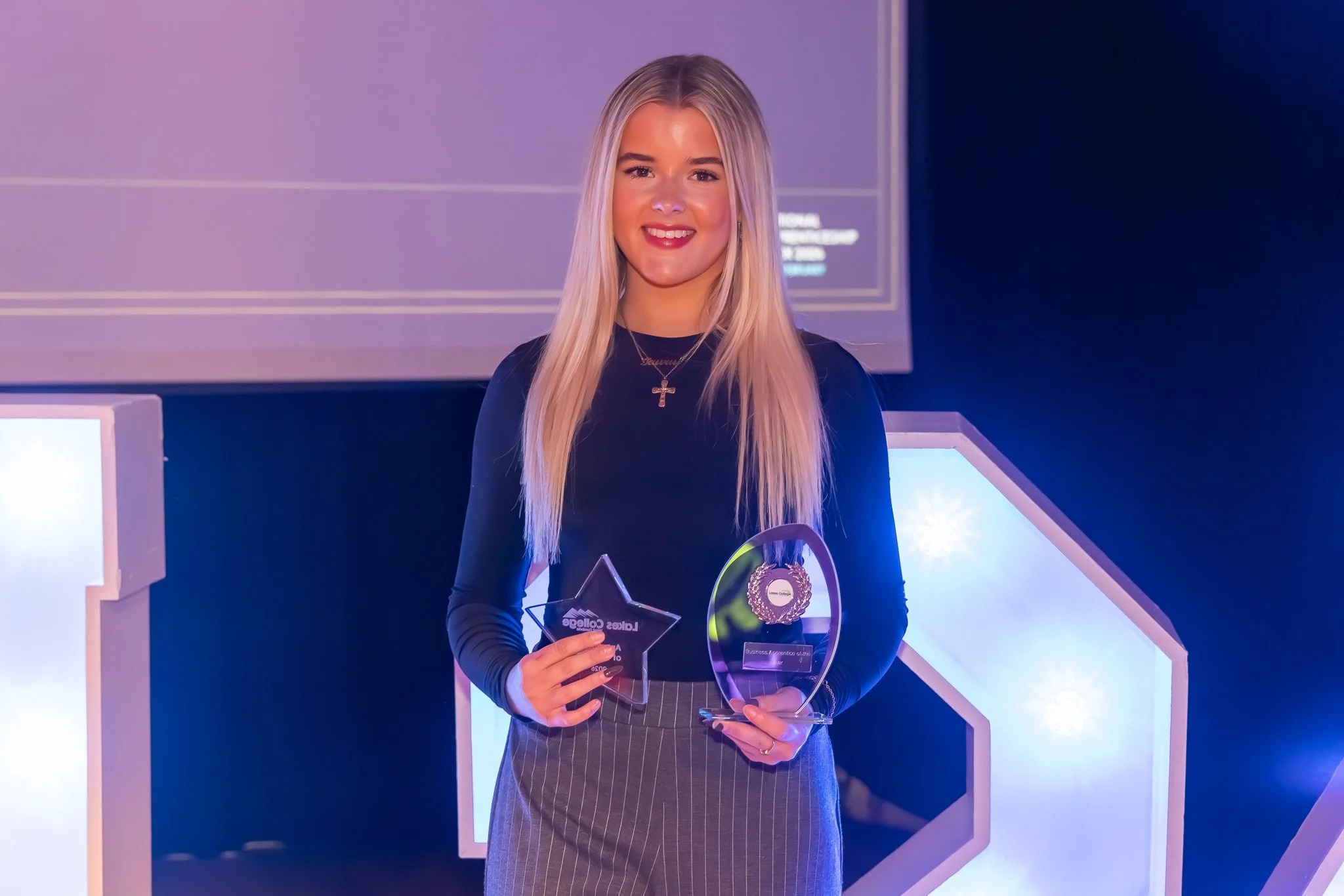 Delkia’s Apprentice, Ashlee, Wins Two Awards at Lakes College Awards Ceremony