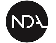 Black circular logo with white stylized letters 'NDX' inside.