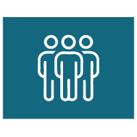 Icon showing a group of people