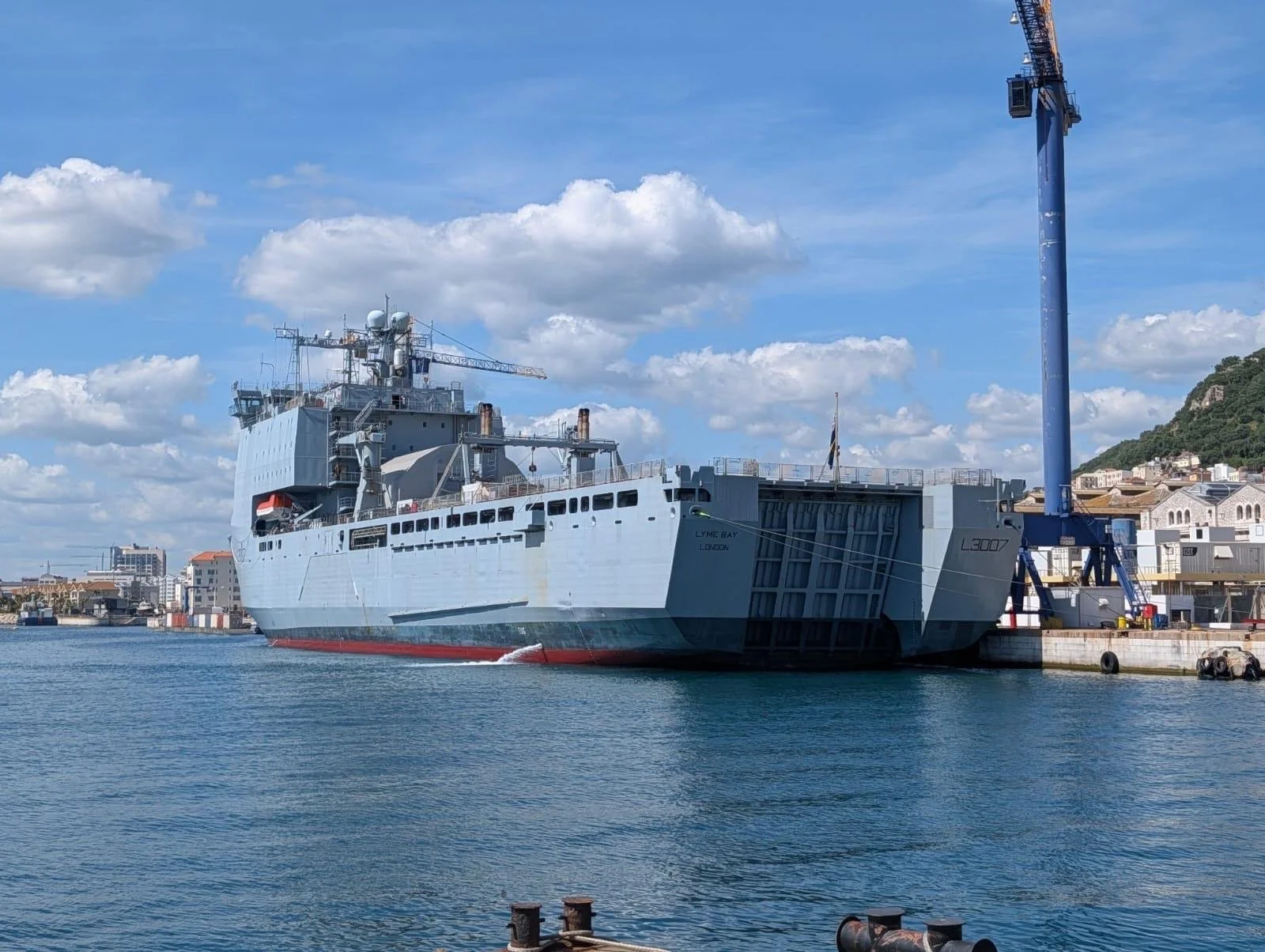 Balaena Completes Annual Certification Period for RFA Lyme Bay in Gibraltar