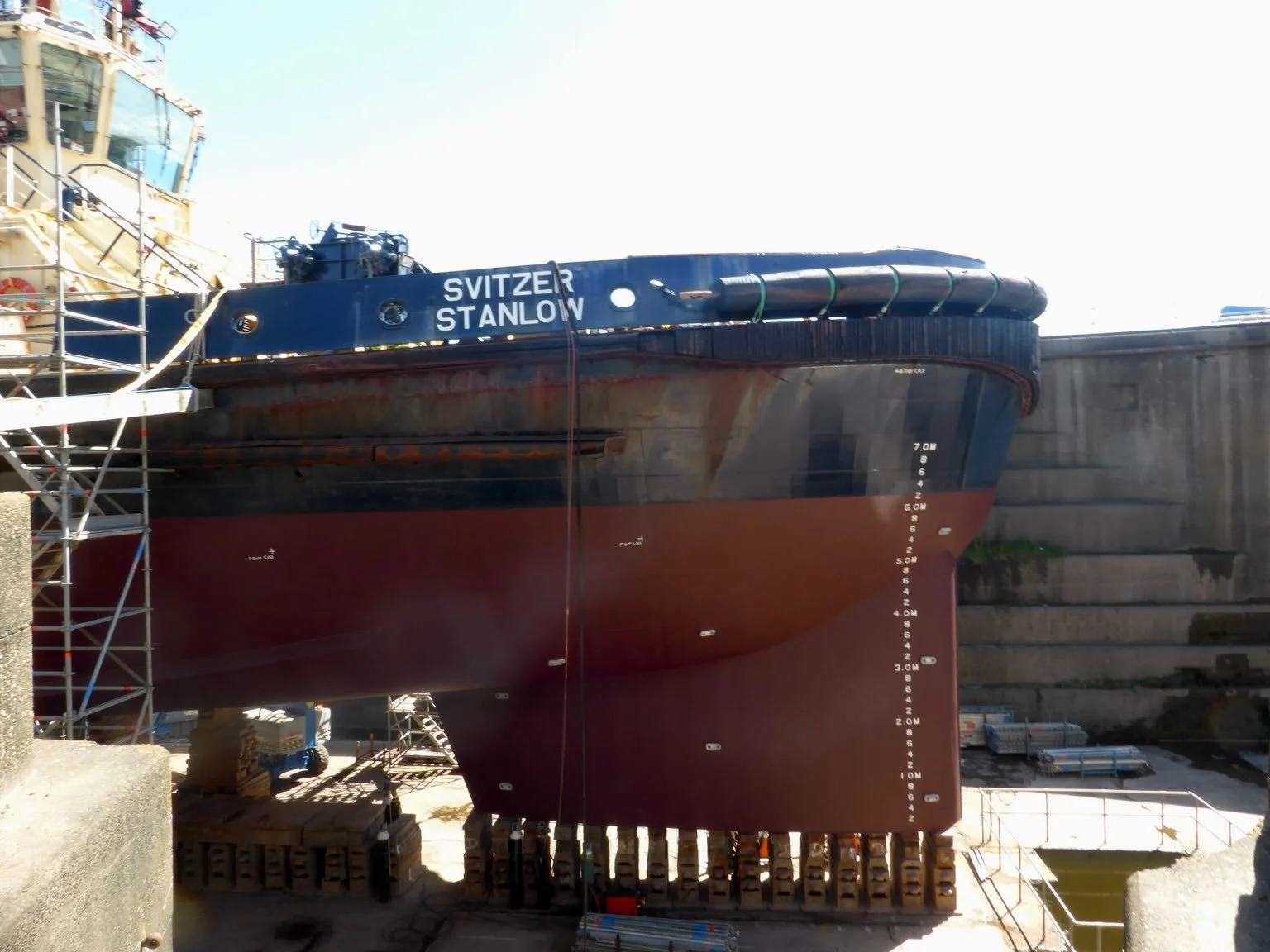 A busy few weeks in drydock at Balaena Birkenhead.

Svitzer Stanlow is in for major repairs to her Voith propulsion system, with our team delivering specialist machining, welding and mechanical works. 🛠️ 

We&rsquo;ve also completed works on KML Mor