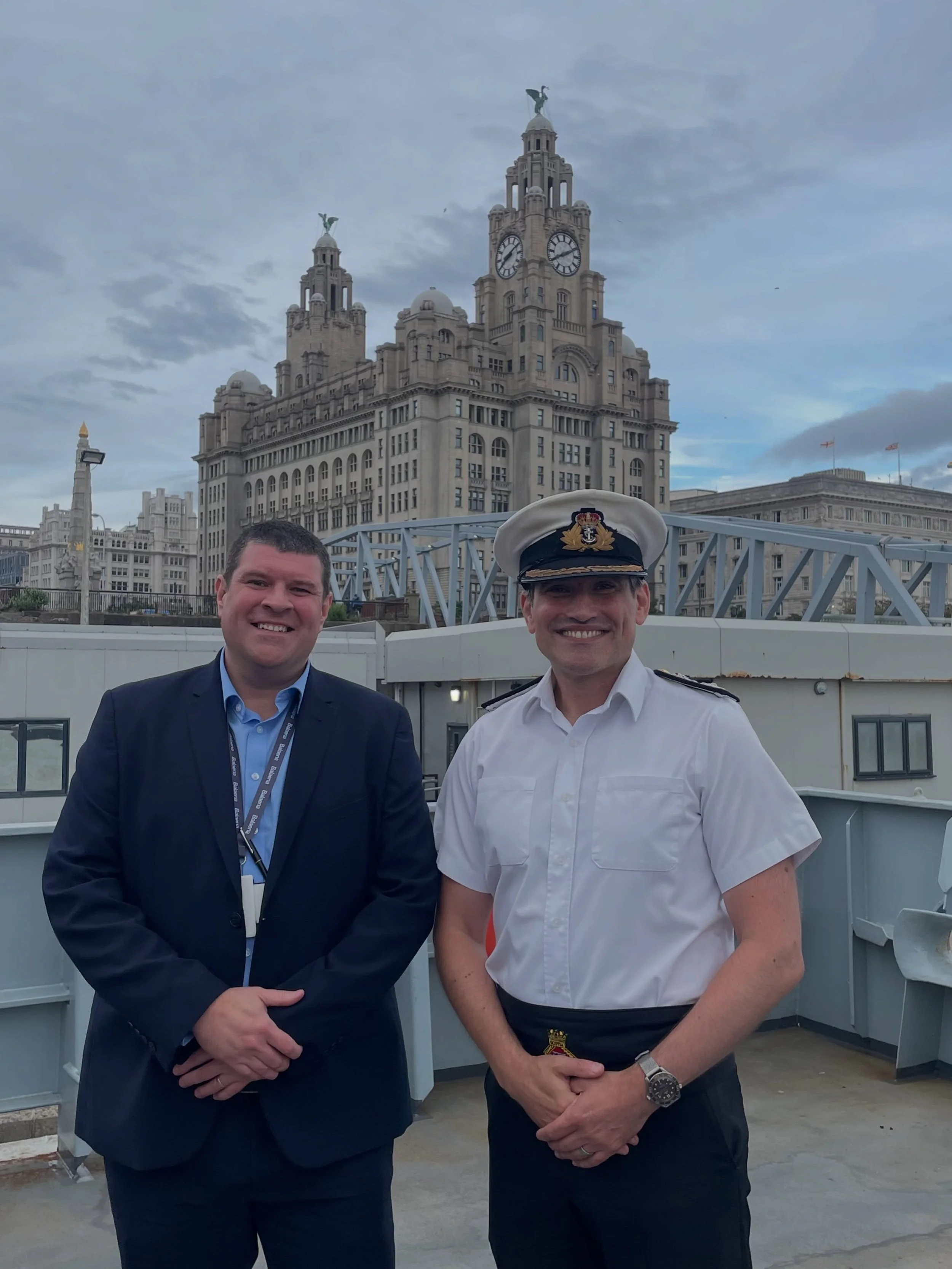 Steve Gibney, Balaena Group HSSEQ Director, joined Mersey Maritime onboard HMS Mersey this week for a roundtable on the Royal Navy&rsquo;s priorities, the changing nature of defence, and innovation shaping future capability.
 
Balaena&rsquo;s shipyar