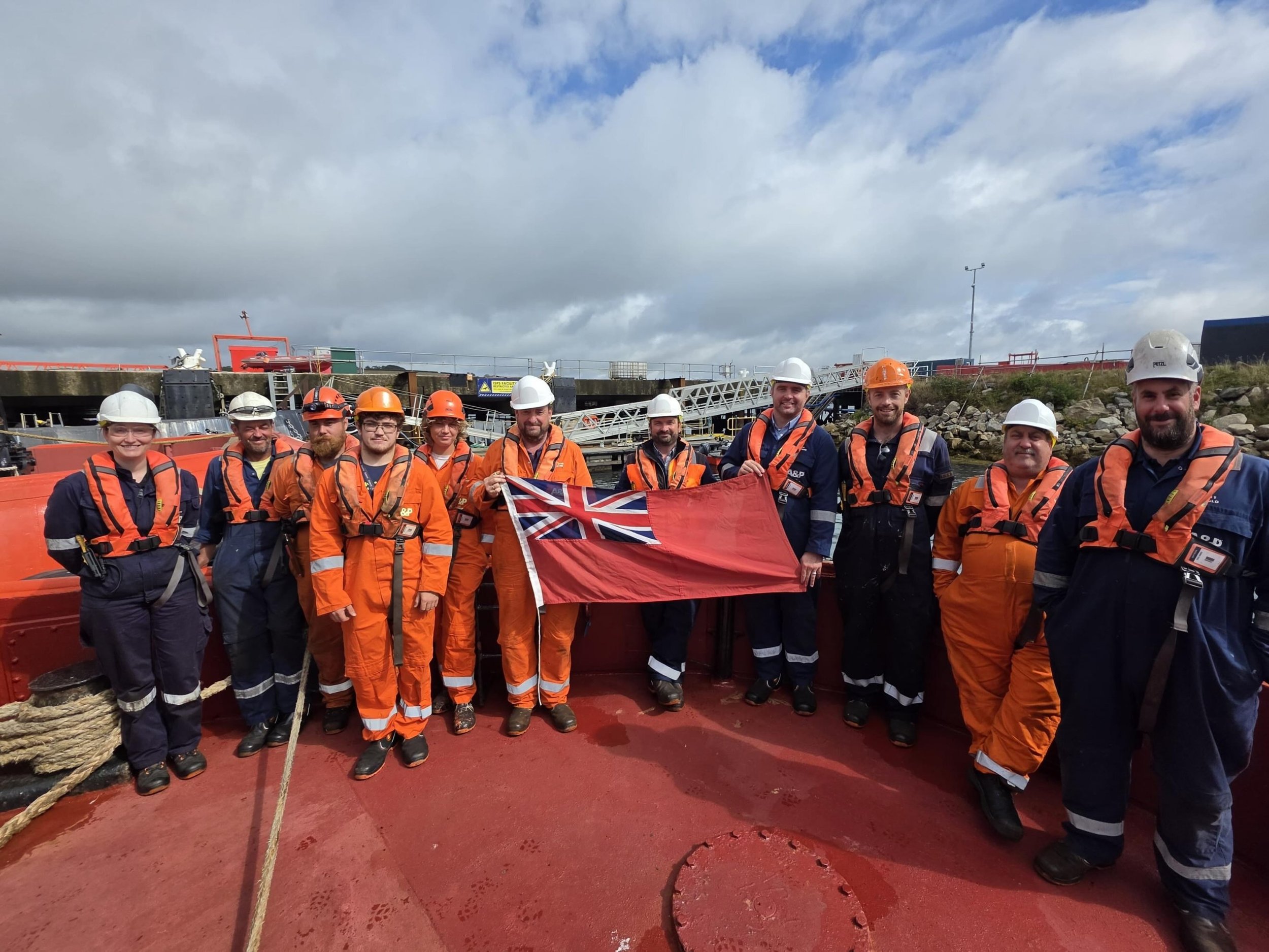 The Red Ensign flying today for Merchant Navy Day.

Today, we say thank you to the UK&rsquo;s merchant seafarers.
95% of the UK&rsquo;s trade is transported by sea, highlighting the vital role of the maritime sector and those who keep it moving @seaf