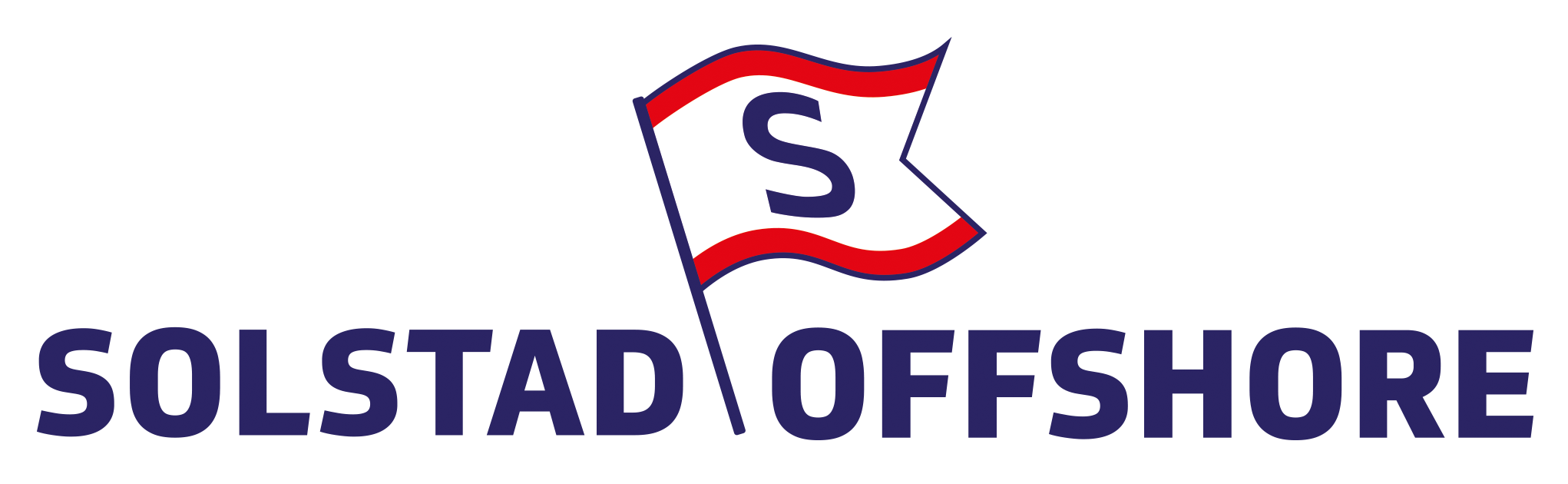 Solstad Offshore logo with a stylized flag featuring the letter S in the center.