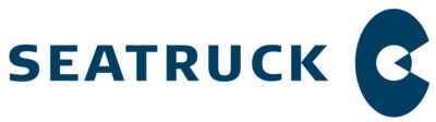 SEATRUCK logo with a stylized truck wheel design