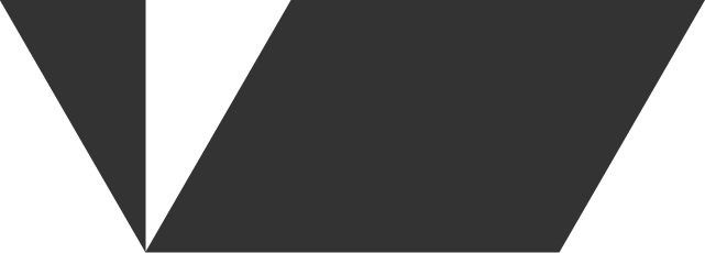 Black and gray abstract geometric shapes.
