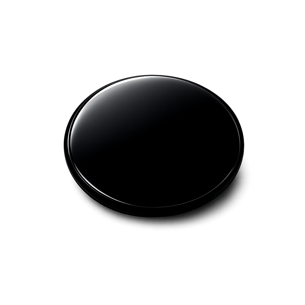 Obsidian scrying mirror