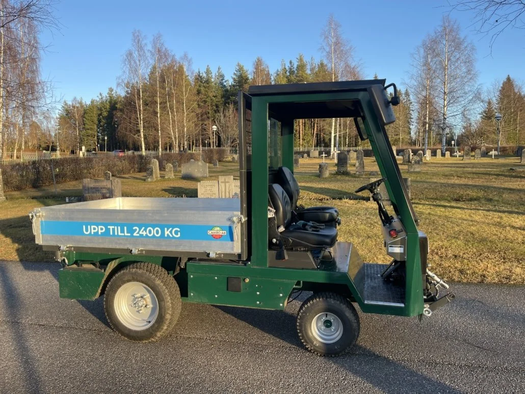 Eldrivna kyrkogårdstruckar från Mini-Kipper