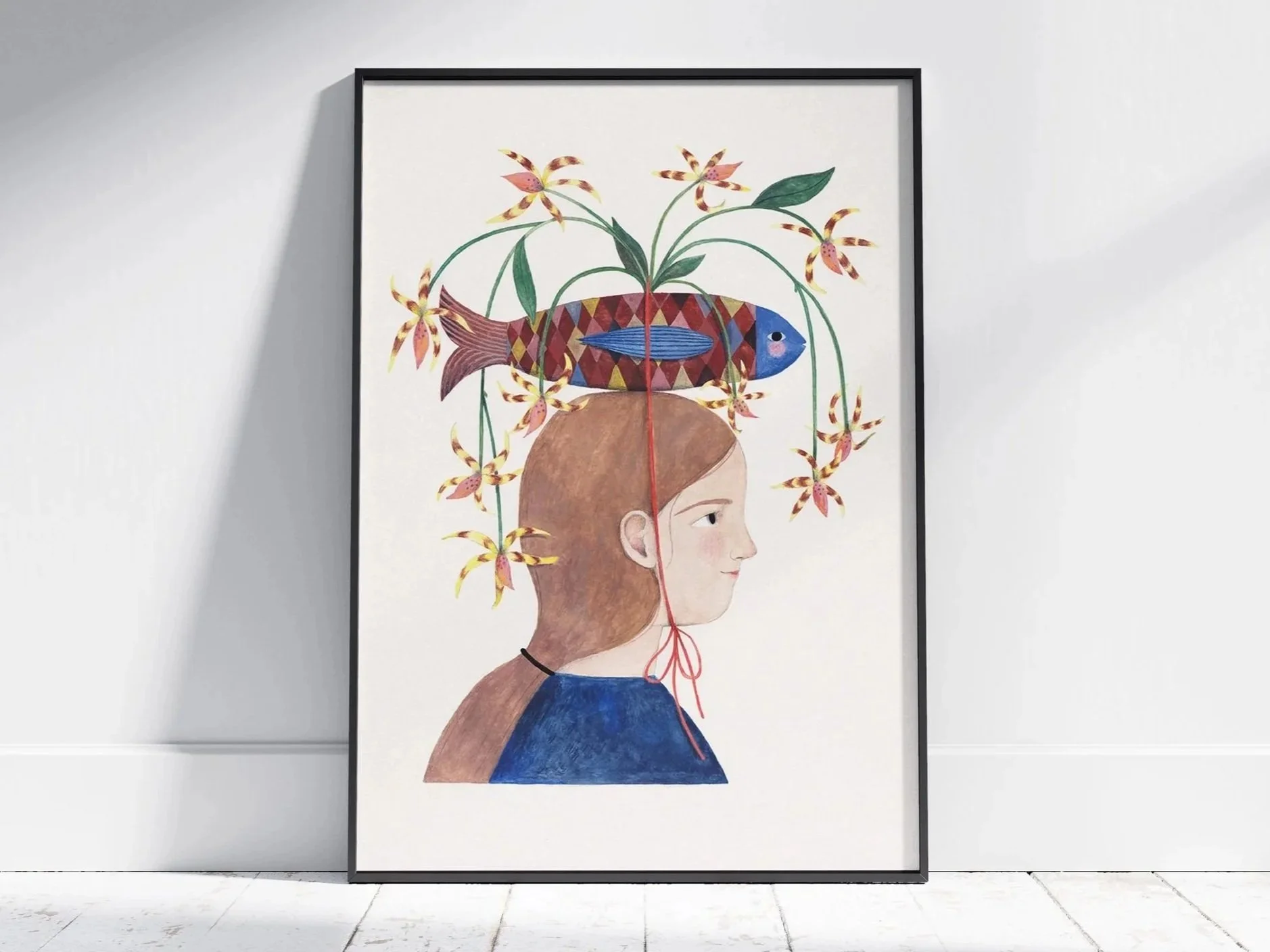 Poster • Imagined Flower •Fish•