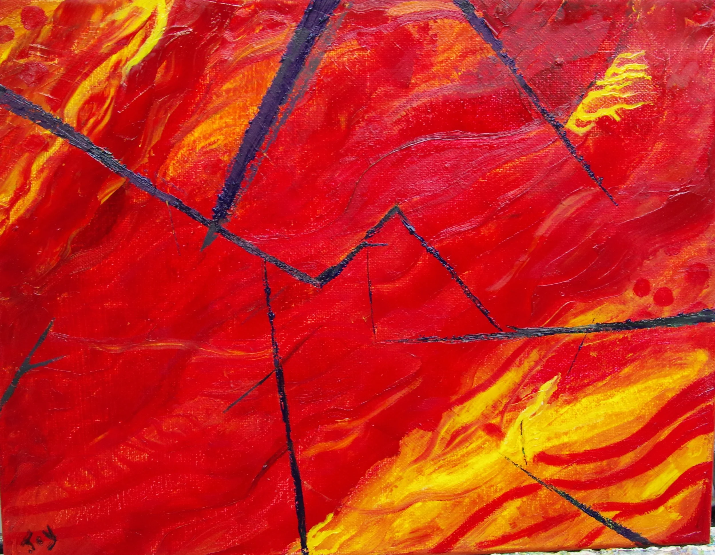 Hanging of Driven to Abstraction show