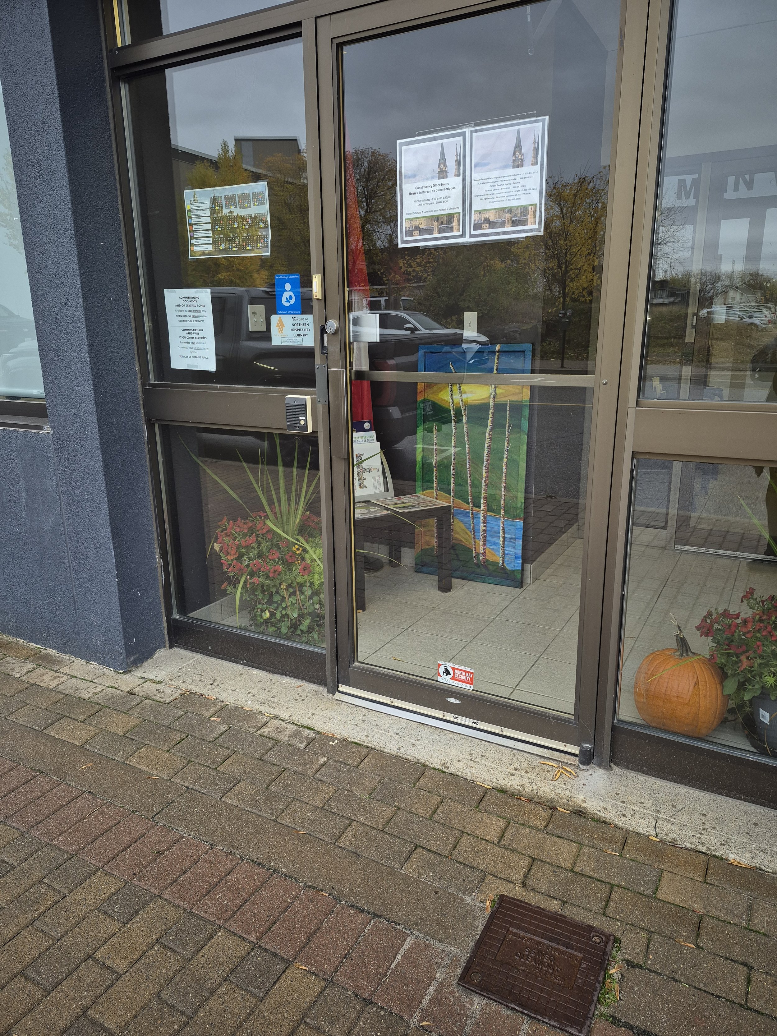 MP office art drop off