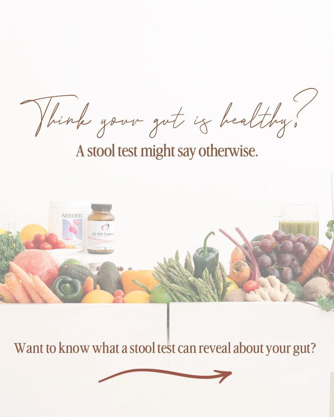 Your gut is telling you a story &mdash; are you listening? 🧬

A functional stool test can reveal:
&bull; Good bacteria levels
&bull; Opportunistic bacteria
&bull; Yeast overgrowth
&bull; Parasites
&bull; Digestive markers
&bull; Inflammation markers