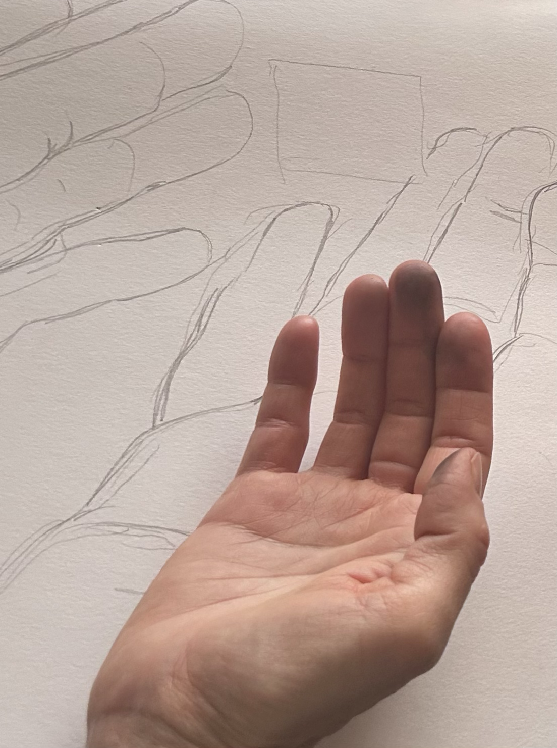 Studying hands. I parsed through Sargent's and Denis Sarazhin's work