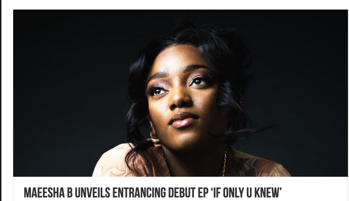 Maeesha B on Vents Magazine Editorial Feature