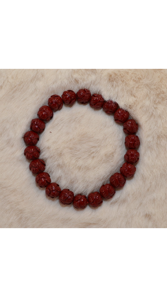 Dragon Turtle Cinnabar Bracelet