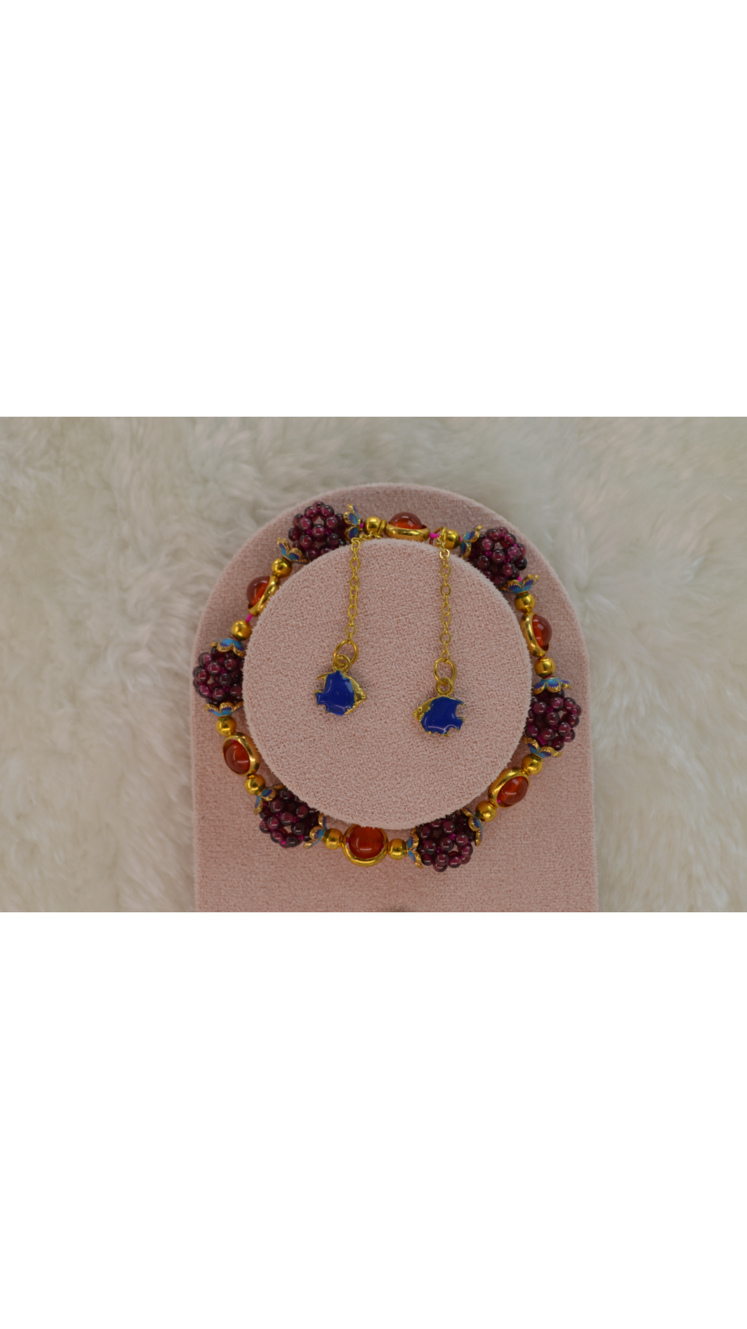 Red Garnet Bracelet of Passion and Strength