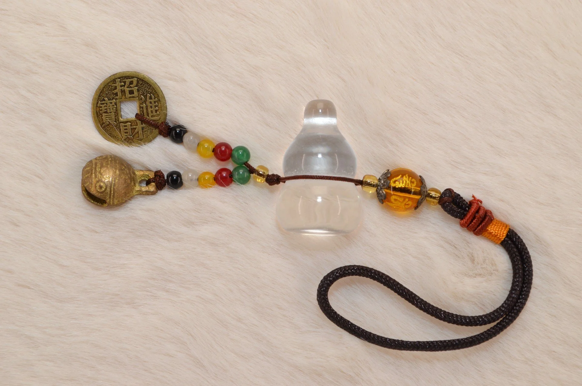 261 White Crystal Gourd-Shaped Five Emperor Coins Pendant (2)(1).jpg