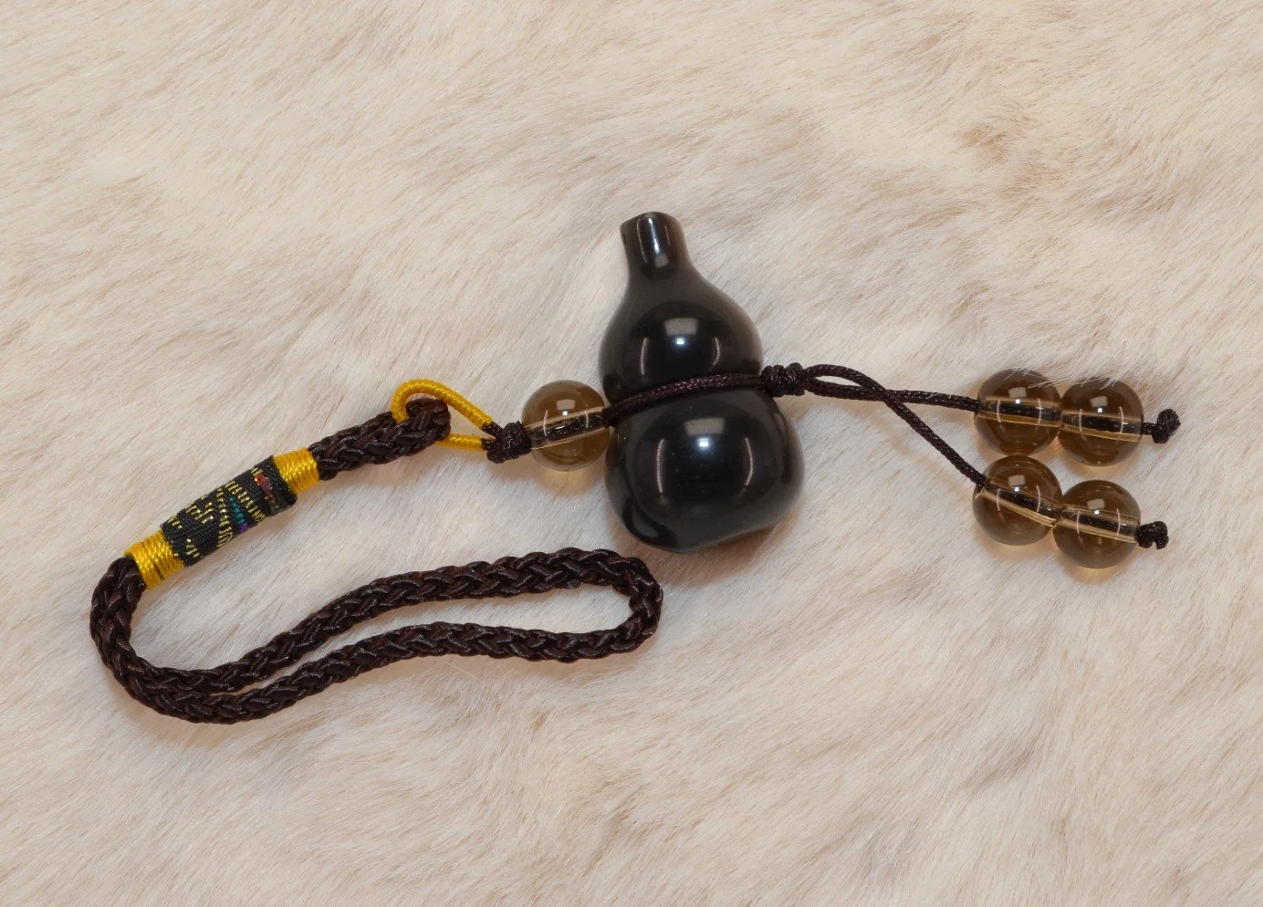 247 Silver Obsidian Gourd Pendant (1)(1).jpg