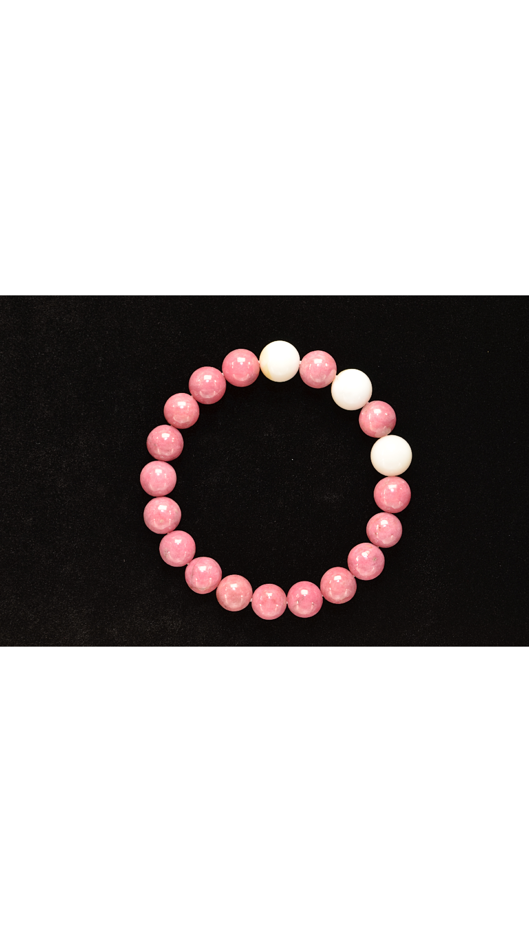 Rhodonite Healing Bracelet - Rose Quartz