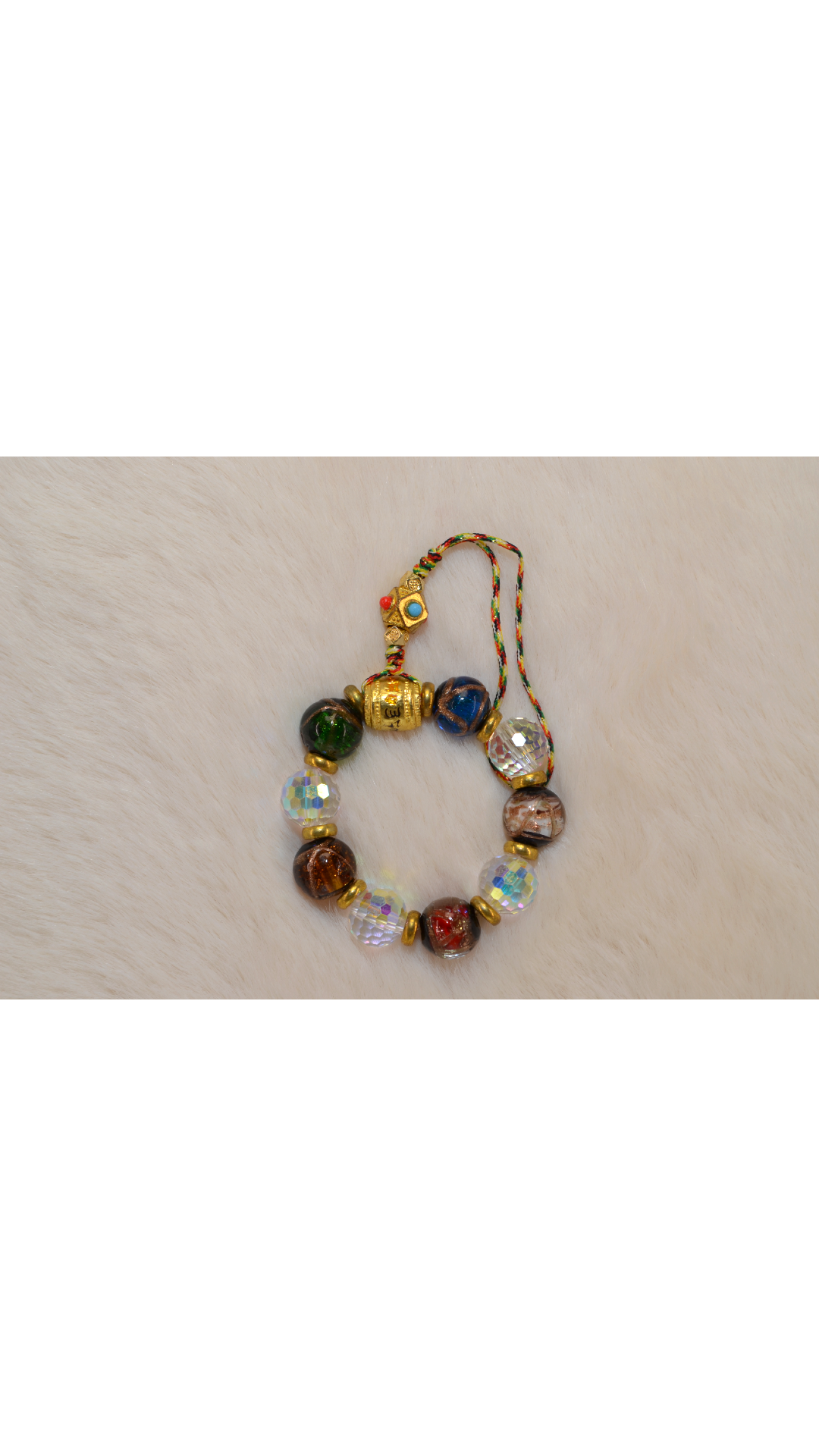 Incense Ash Glass Keychain