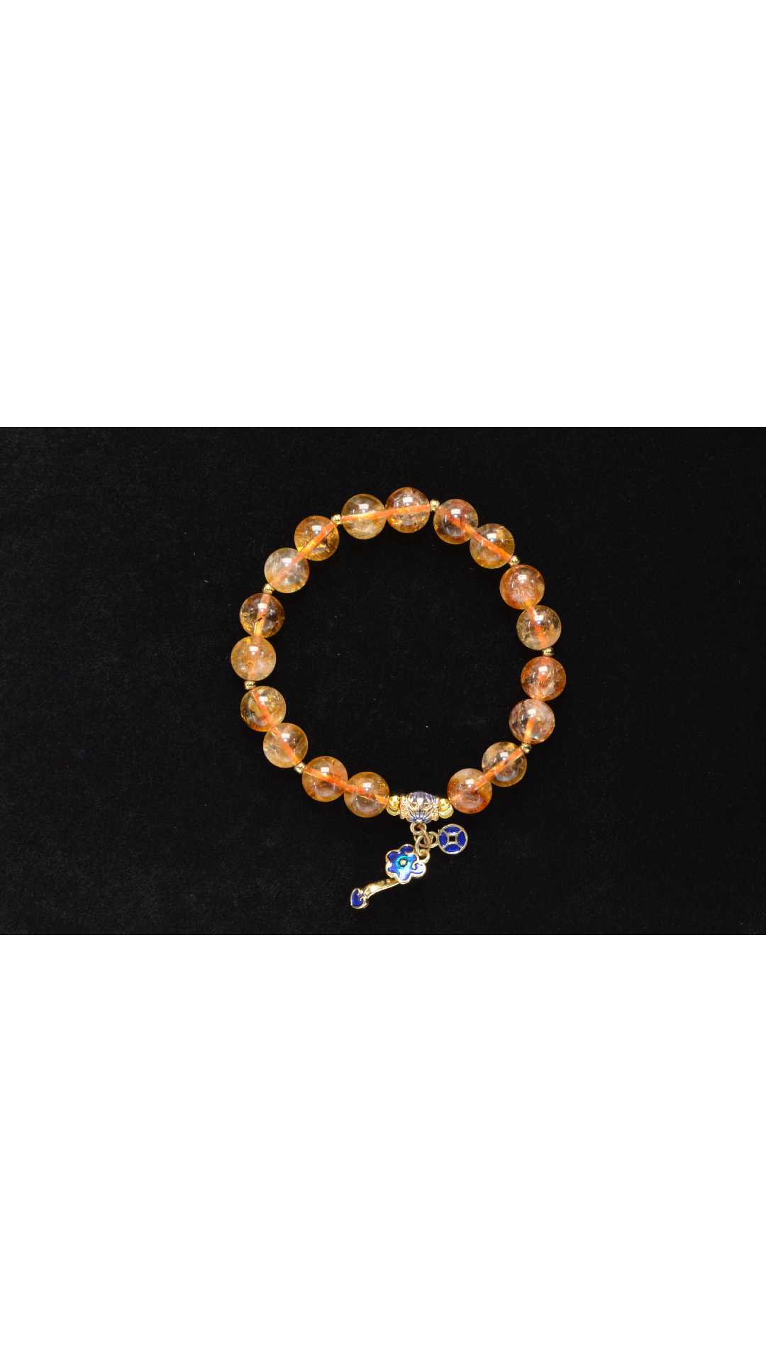 Yellow Asai Crystal Bracelet