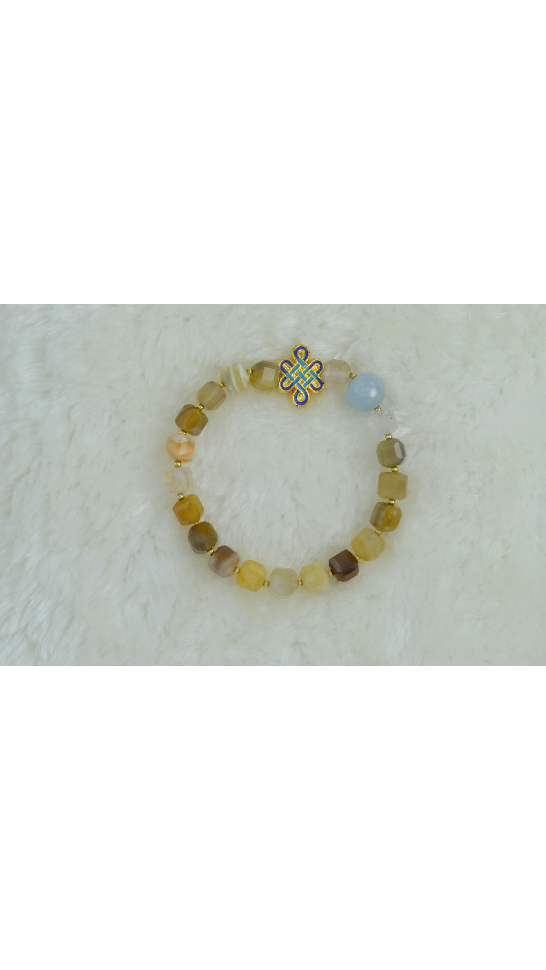 Yellow Persian Agate Prosperity Bracelet