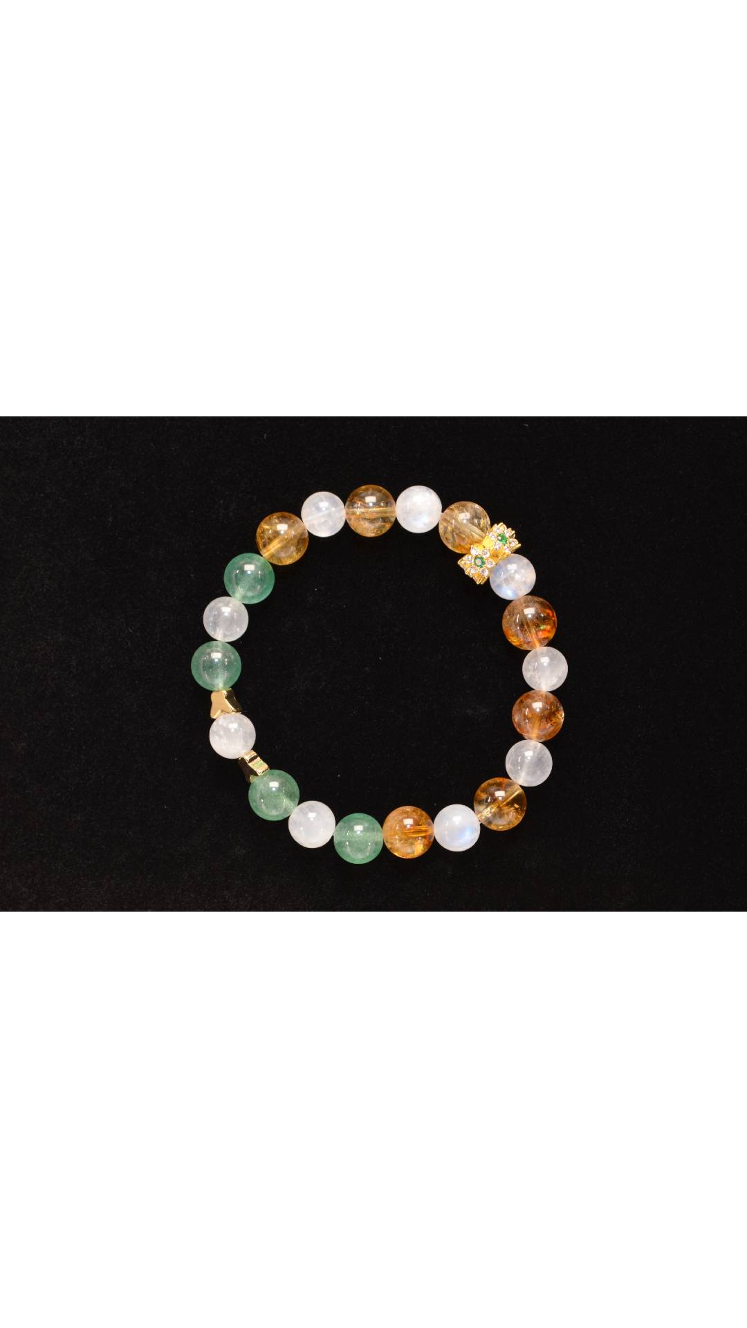 Crystal Moonstone Strawberry Essence Bracelet