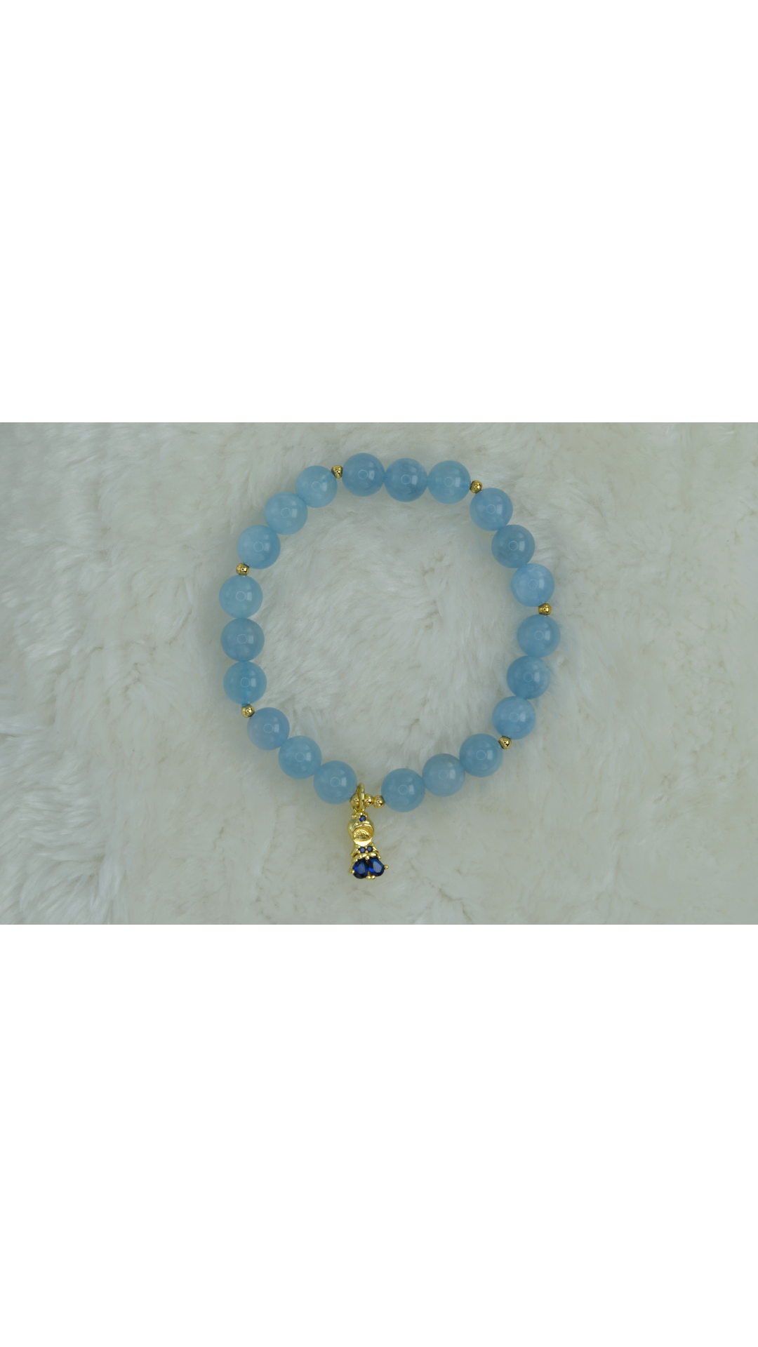 Tranquil Courage Aquamarine Bracelet