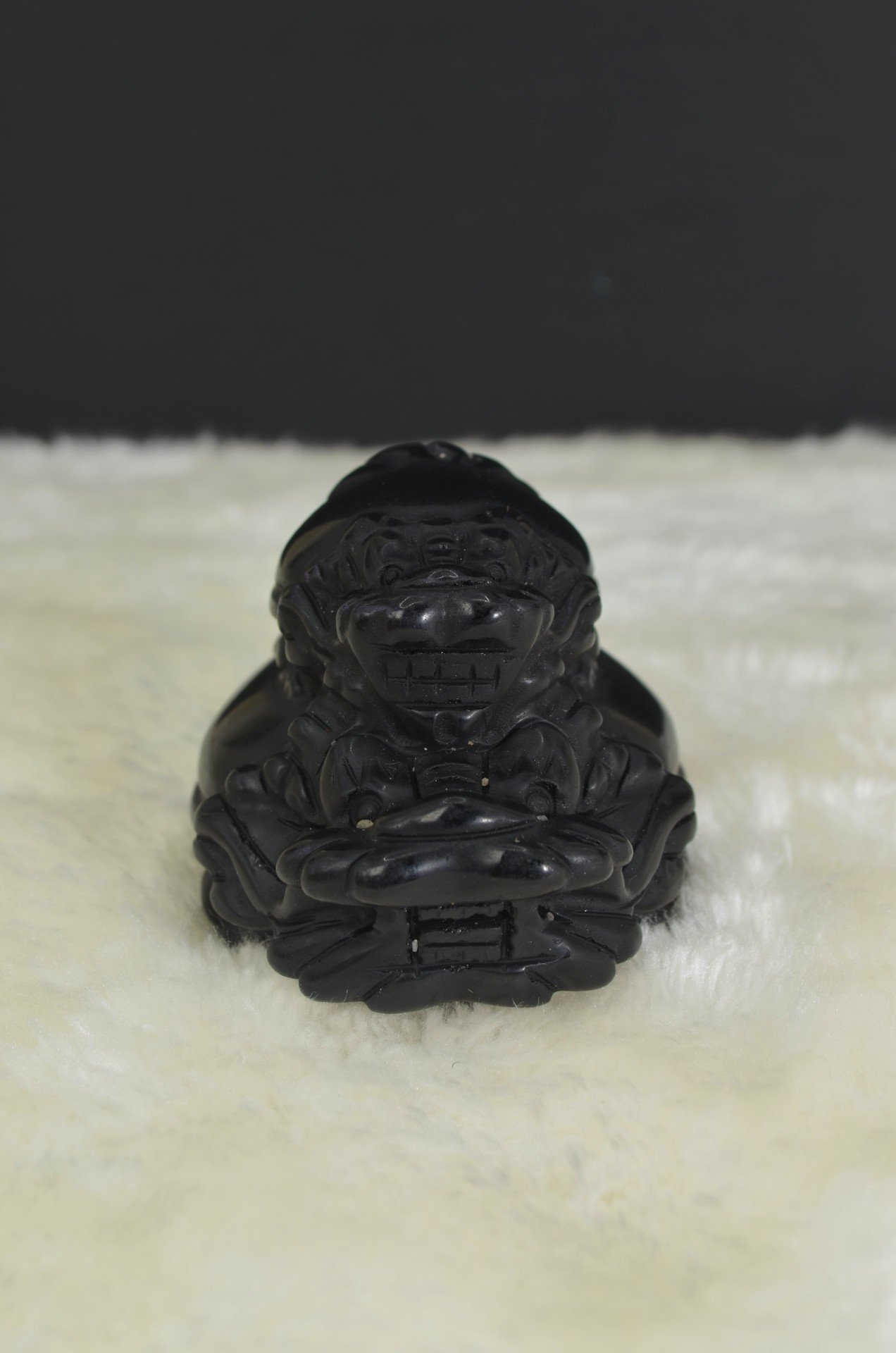 Black Stone Dragon Turtle for Prosperity and Protection