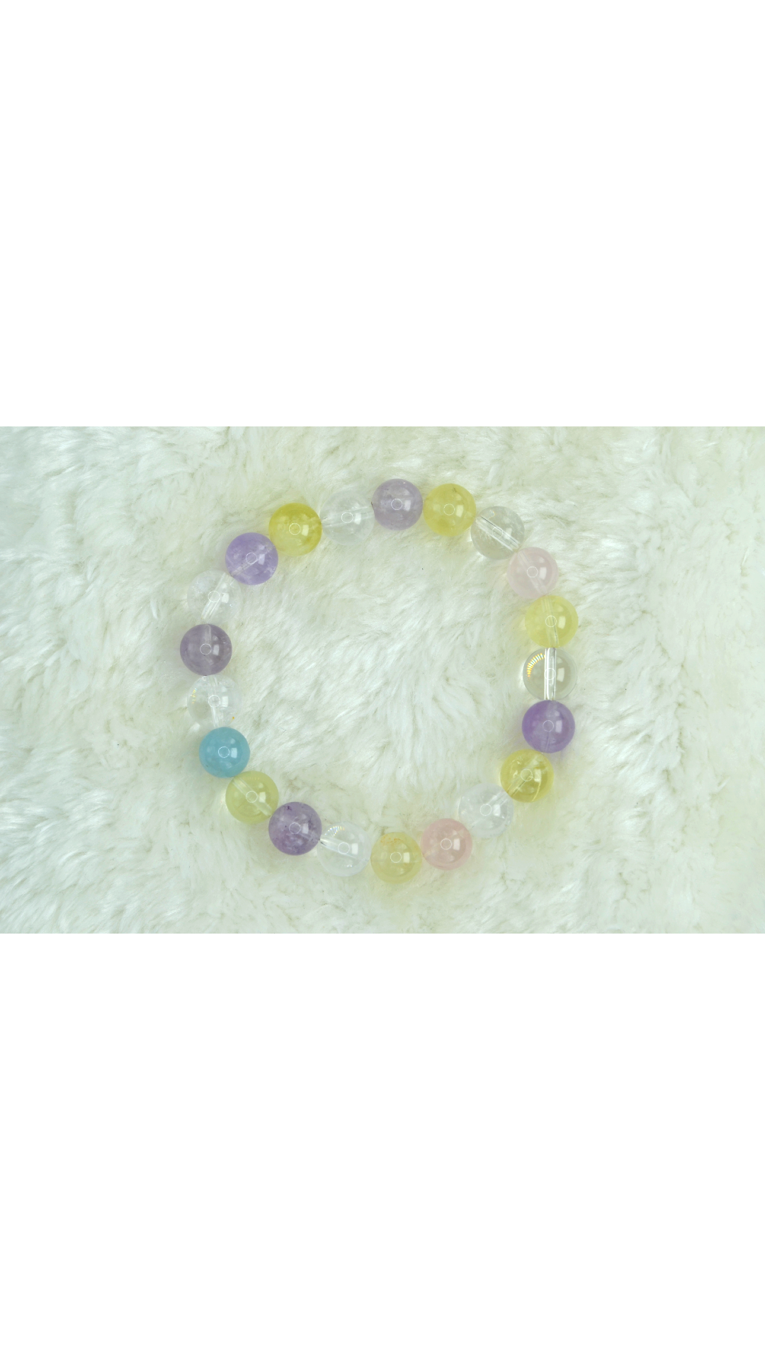 Clear Mixed Crystal Bracelet - Clarity & Balance Enhancer