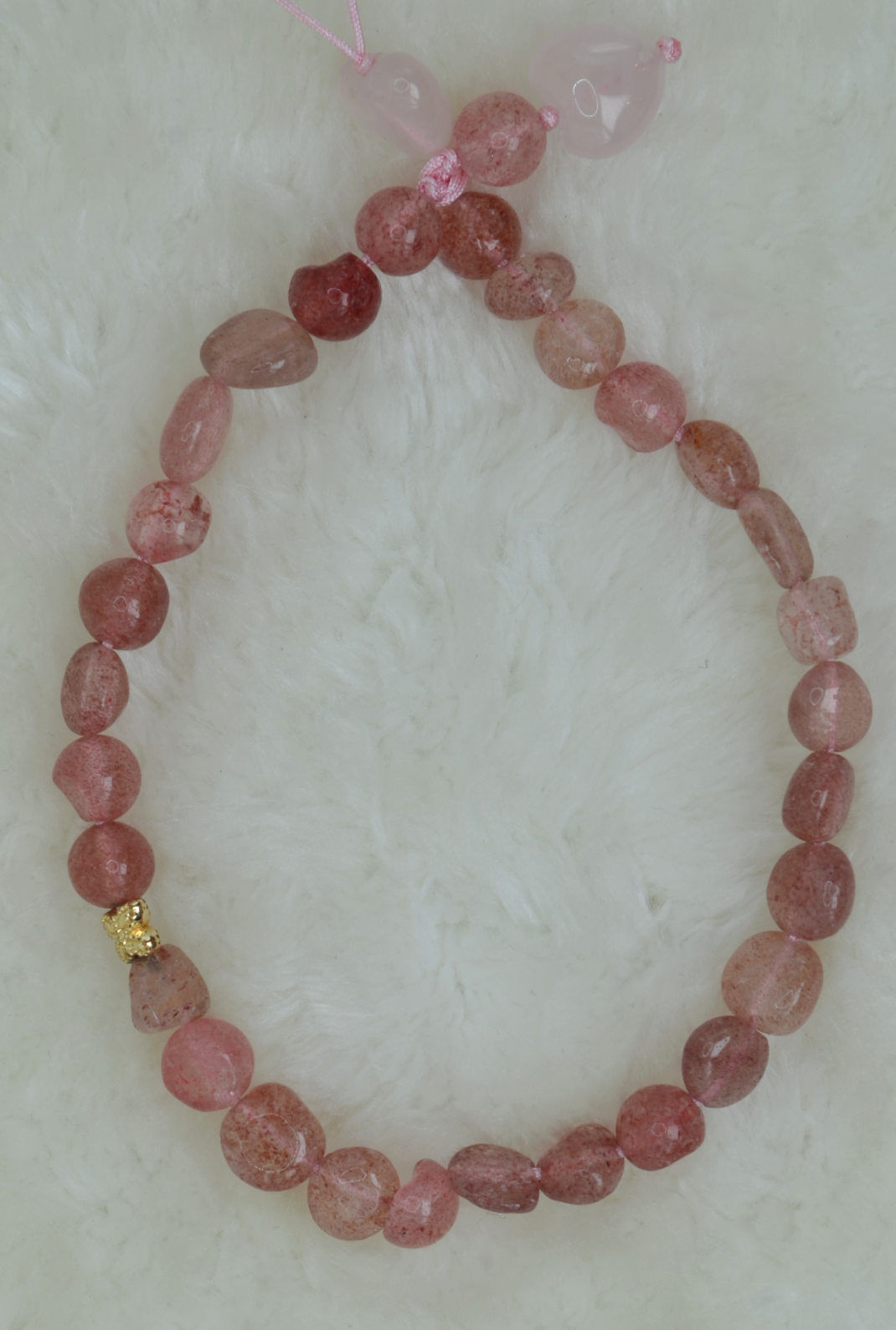 Strawberry Quartz HandPhone Charm