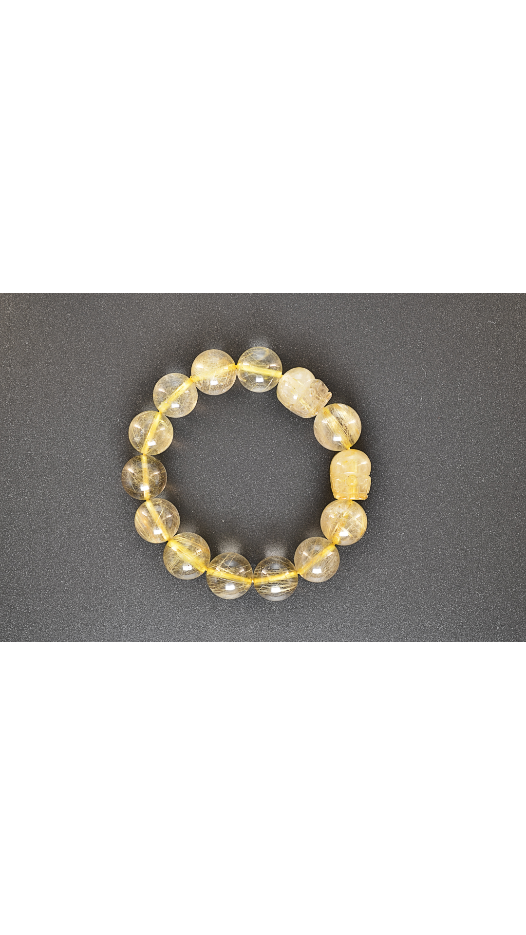 Titanium Quartz Crystal Pixiu Bracelet