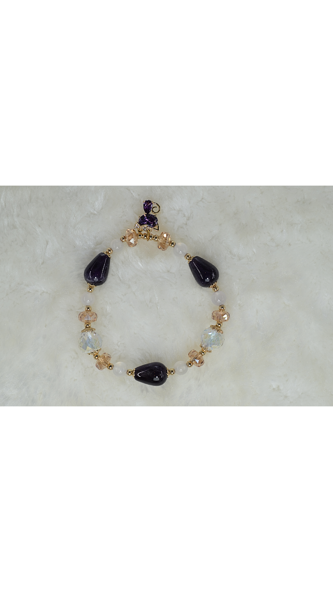 Amethyst Austrian Crystal Bracelet