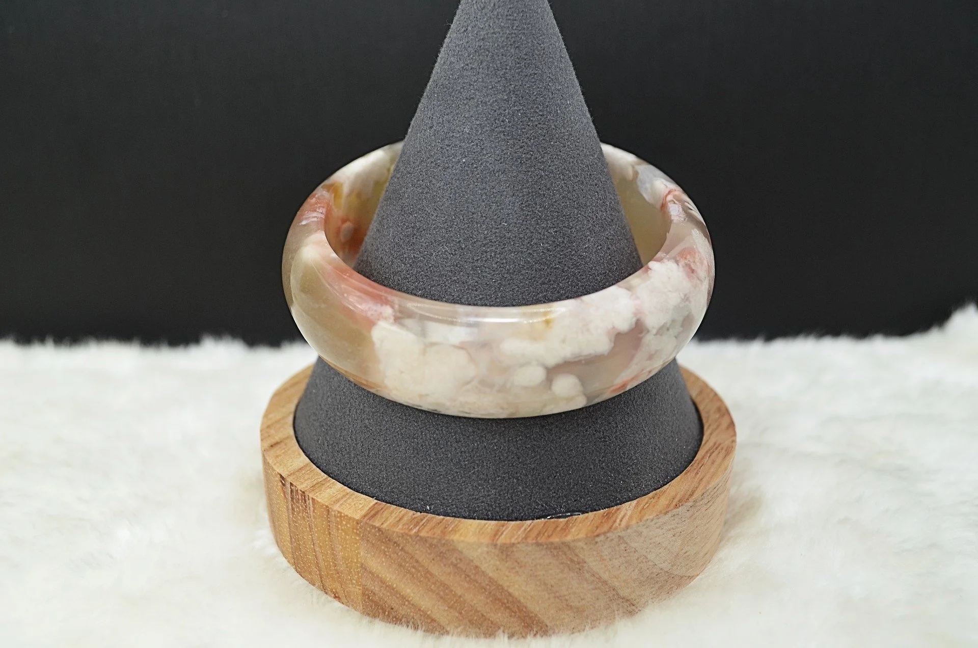 Cherry Blossom Chalcedony Bracelet