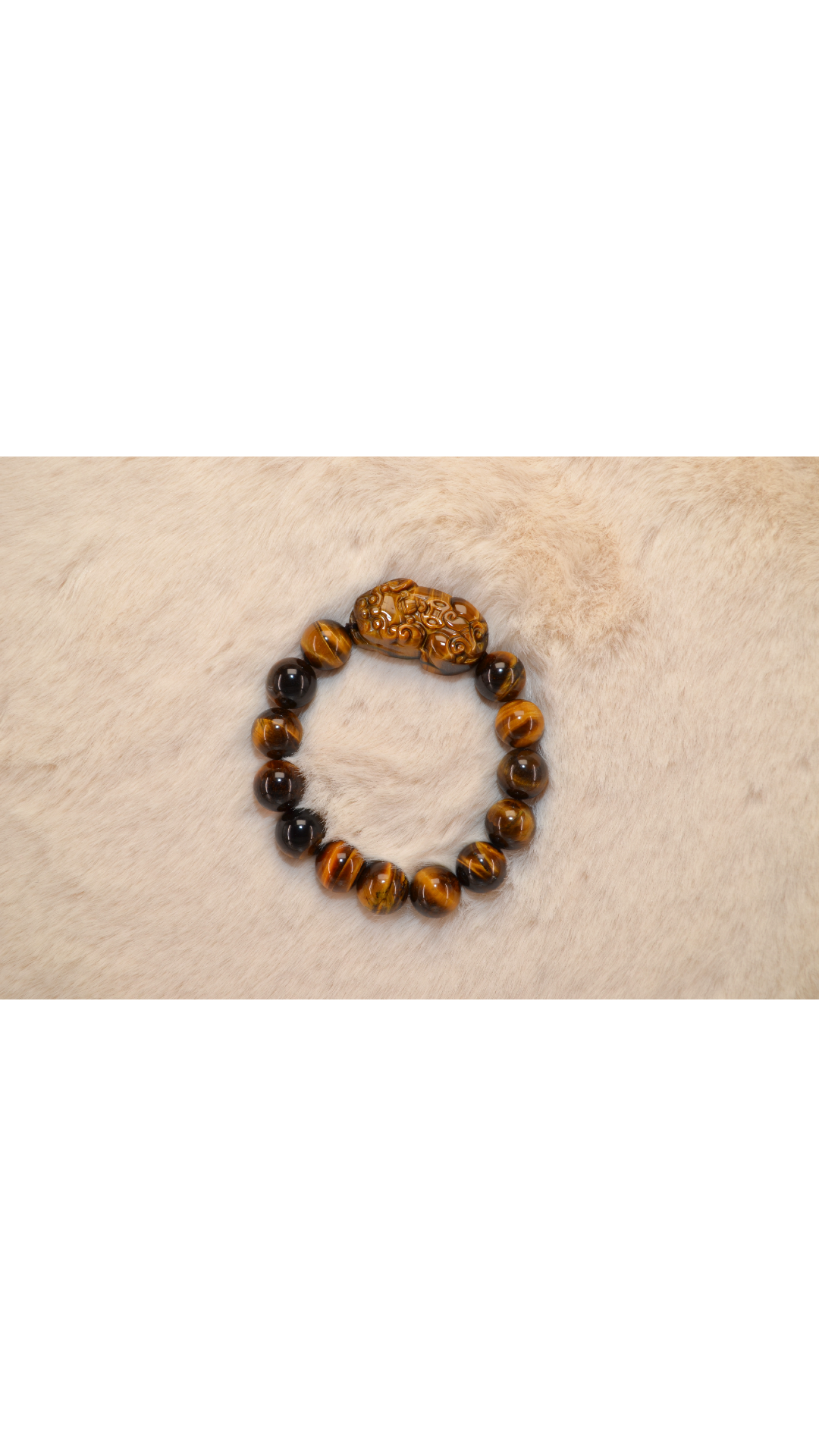 Pixiu Yellow Tiger Eye Stone Bracelet