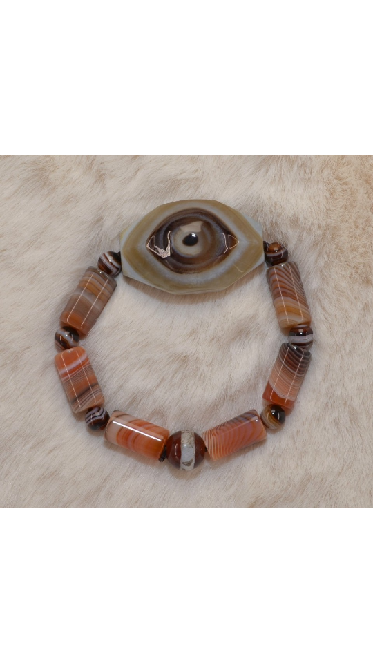 Authentic Dzi Bead Bracelet